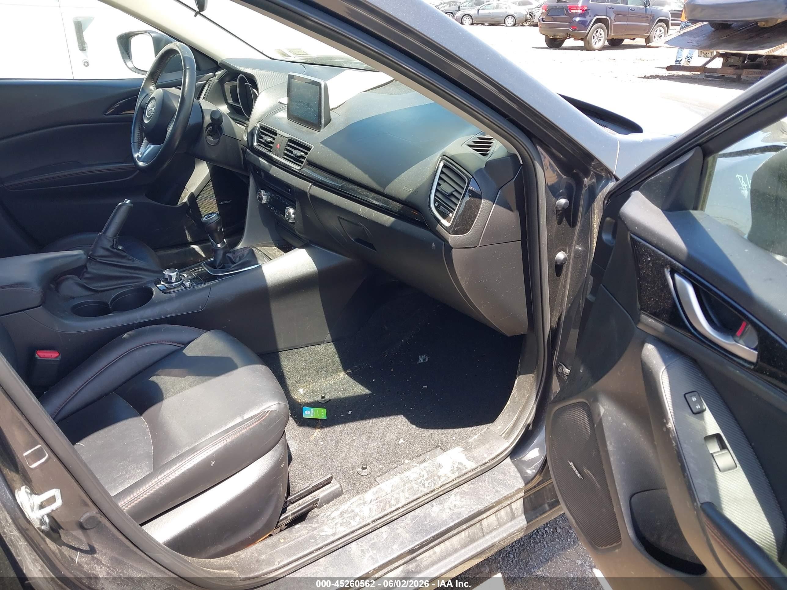 2015 Mazda Mazda3 I Grand Touring Gray vin: JM1BM1W74F1223491