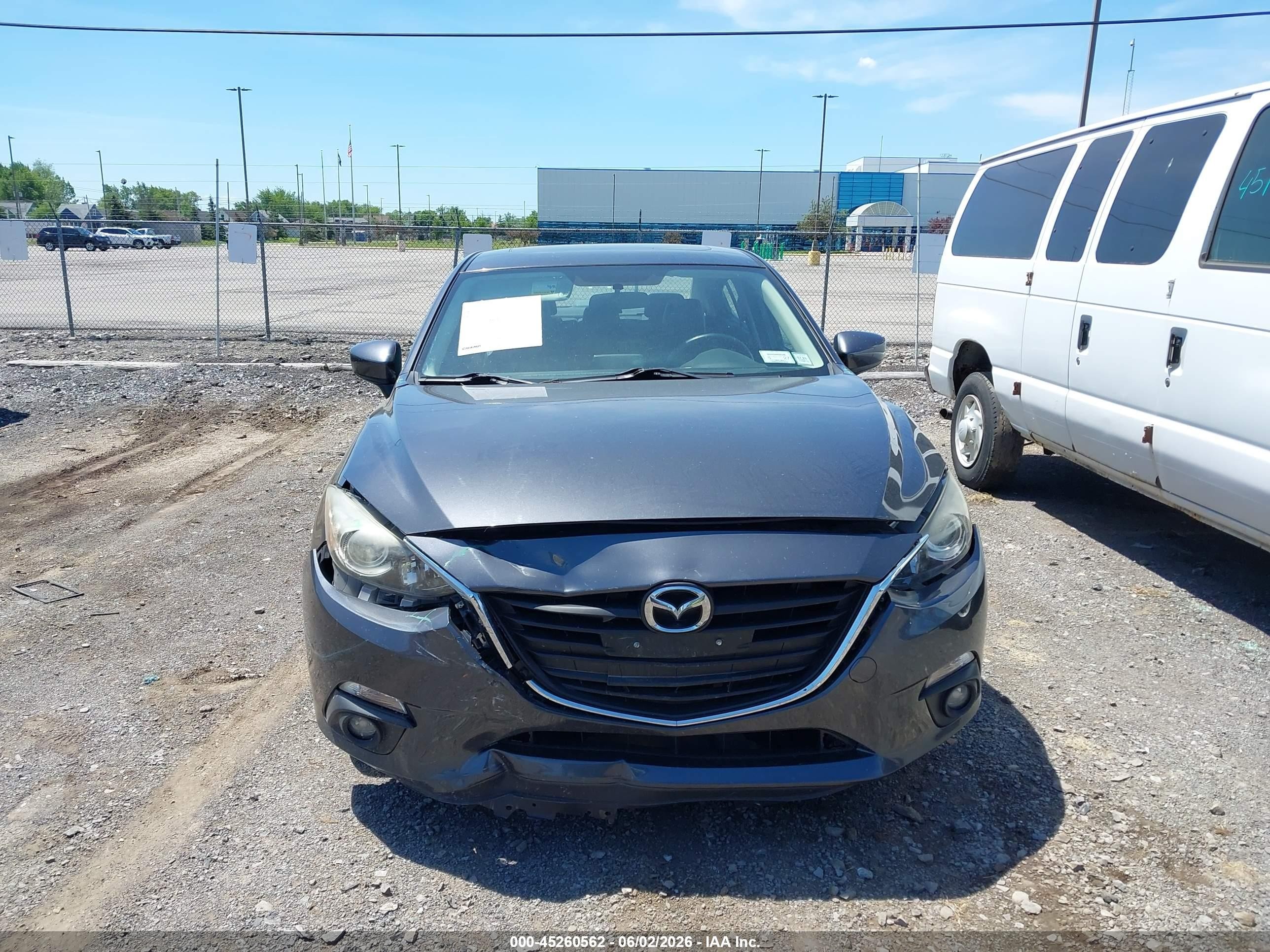 2015 Mazda Mazda3 I Grand Touring Gray vin: JM1BM1W74F1223491