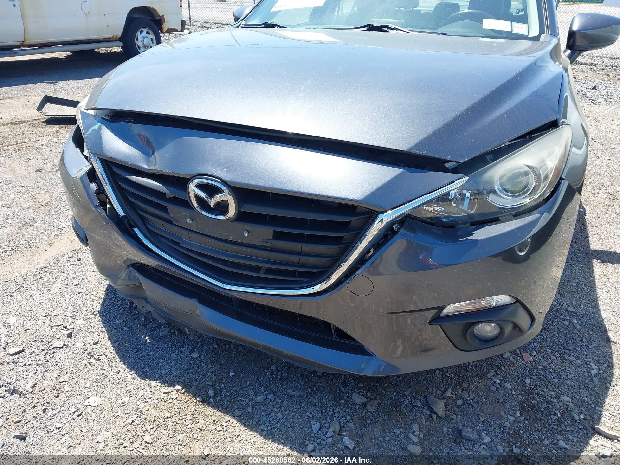 2015 Mazda Mazda3 I Grand Touring Gray vin: JM1BM1W74F1223491