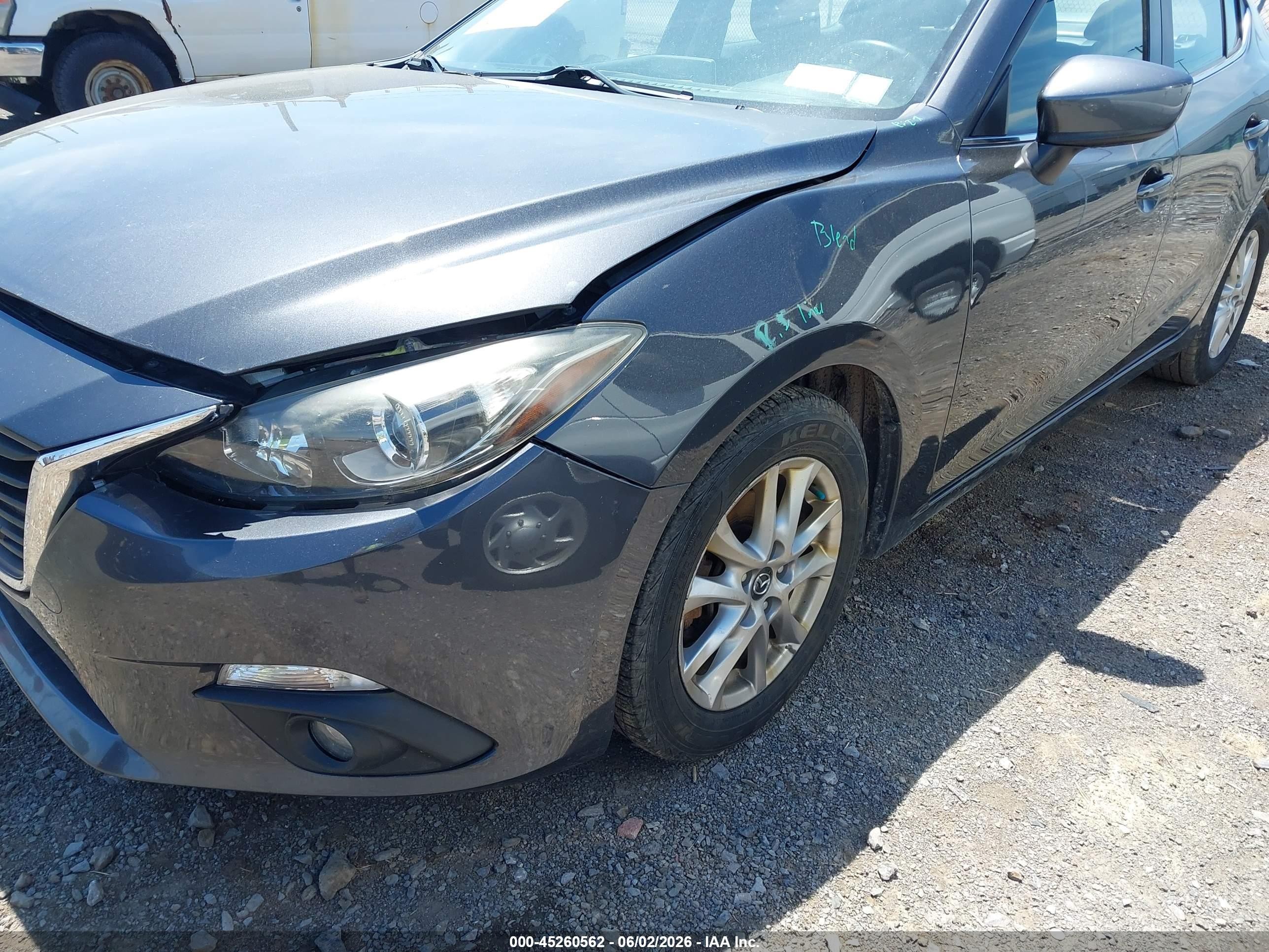2015 Mazda Mazda3 I Grand Touring Gray vin: JM1BM1W74F1223491