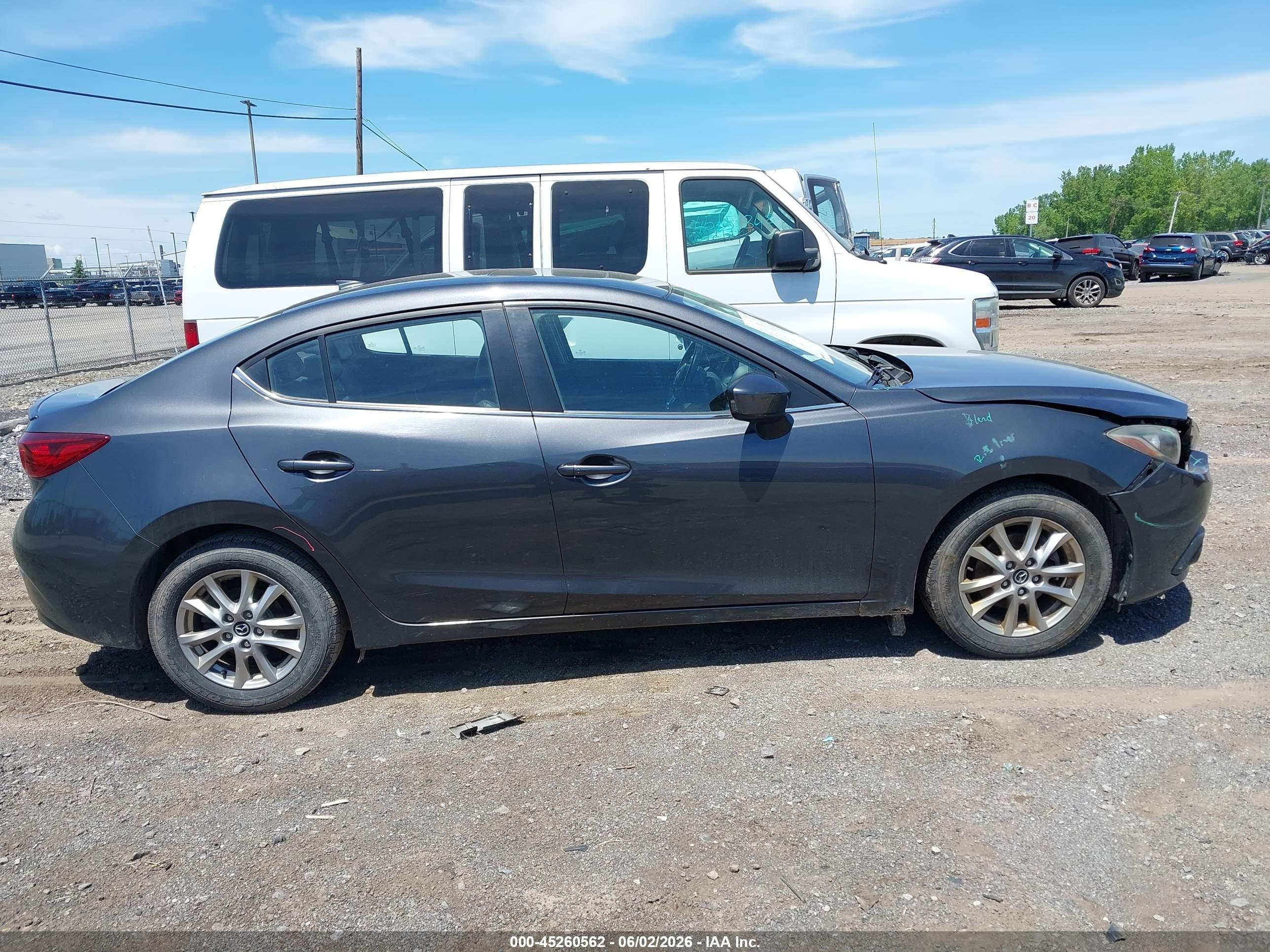 2015 Mazda Mazda3 I Grand Touring Gray vin: JM1BM1W74F1223491