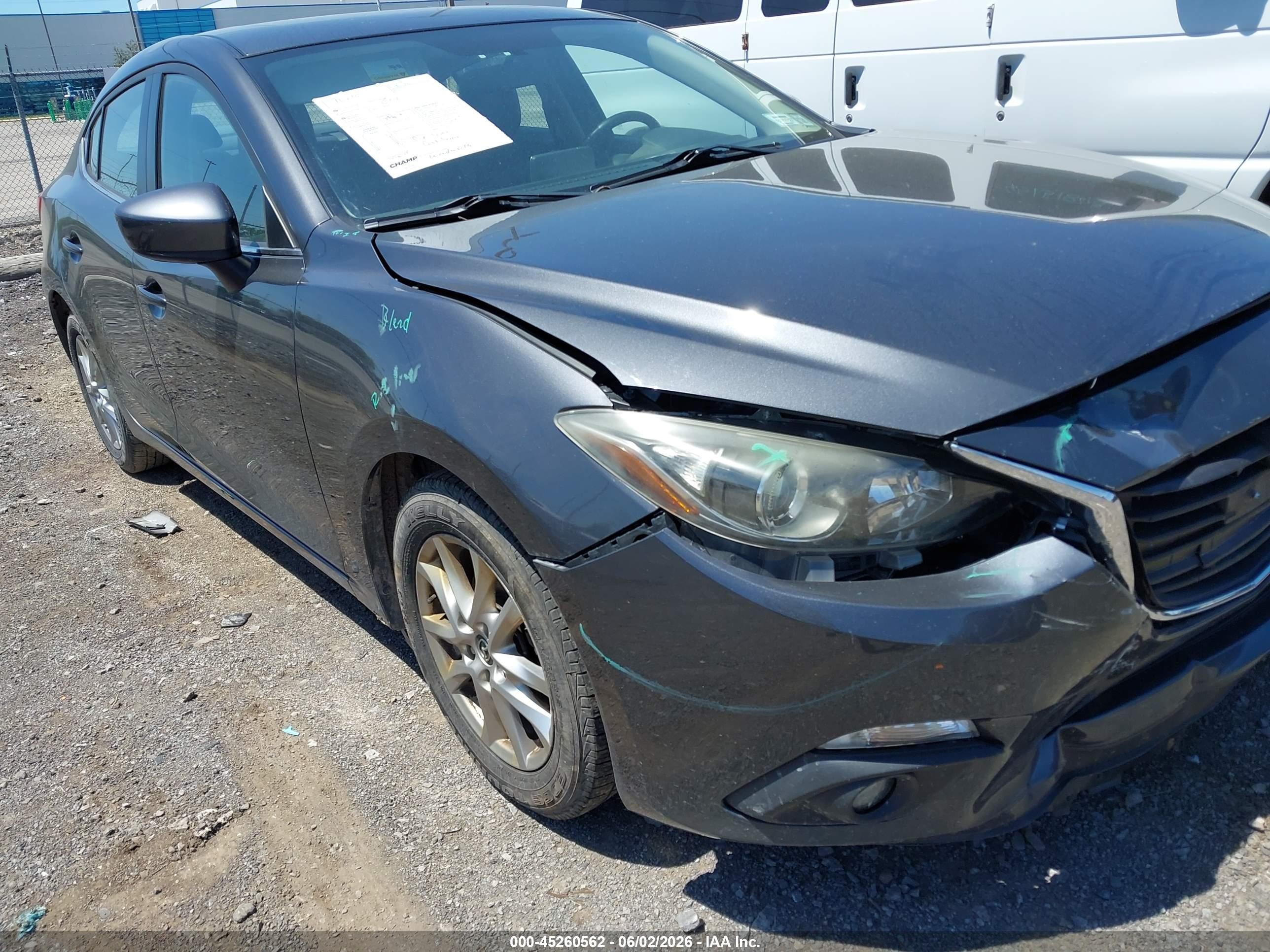 2015 Mazda Mazda3 I Grand Touring Gray vin: JM1BM1W74F1223491