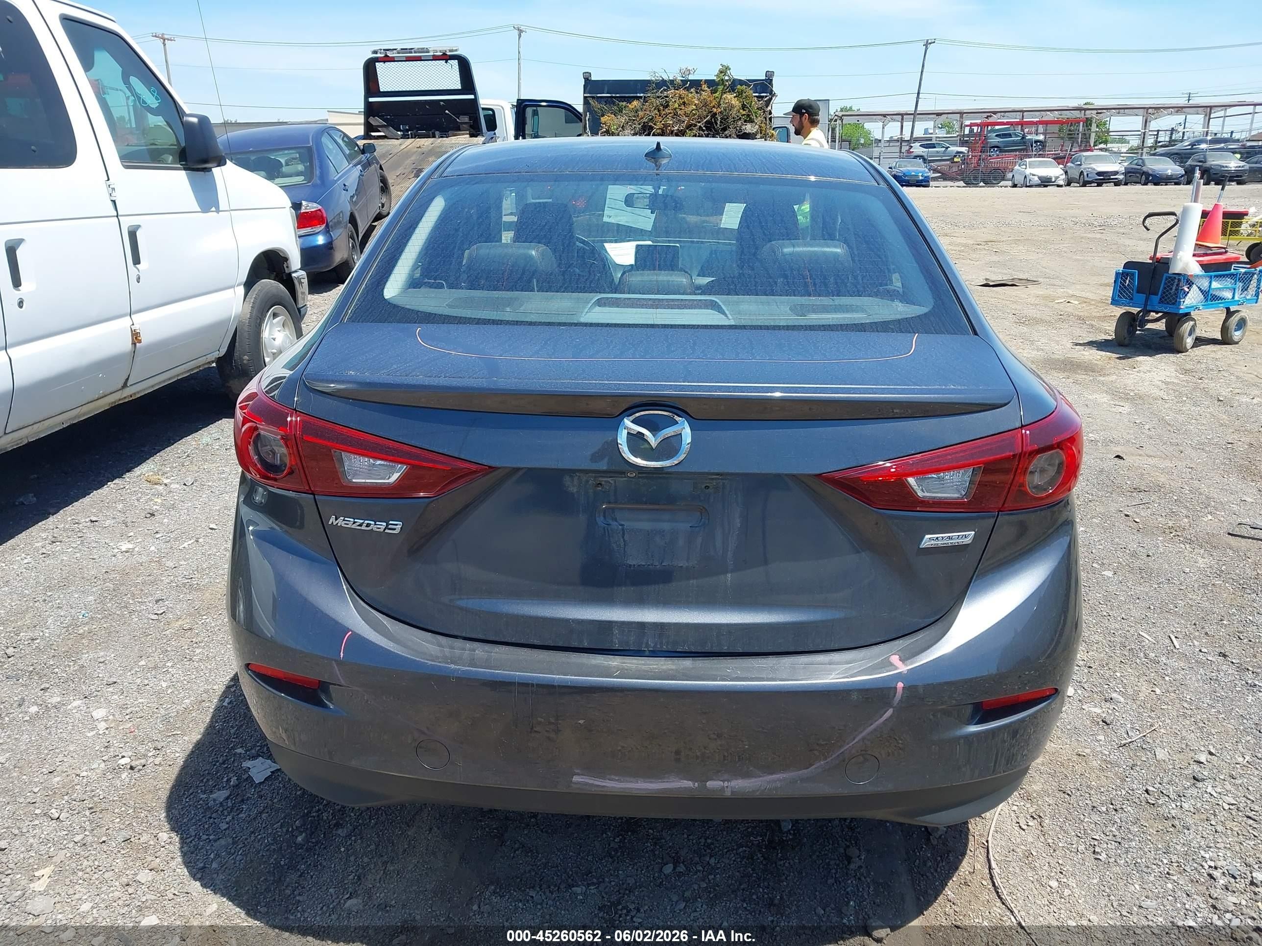 2015 Mazda Mazda3 I Grand Touring Gray vin: JM1BM1W74F1223491