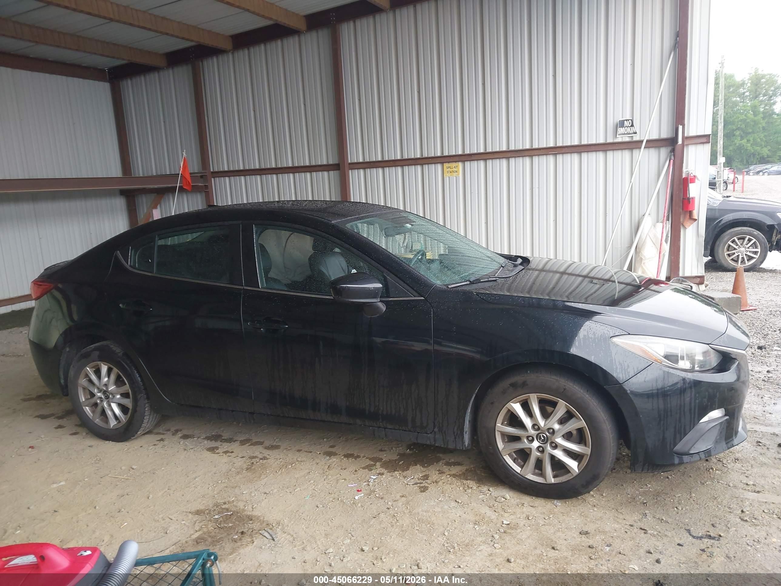 2014 Mazda Mazda3 I Grand Touring Black vin: JM1BM1W75E1154826