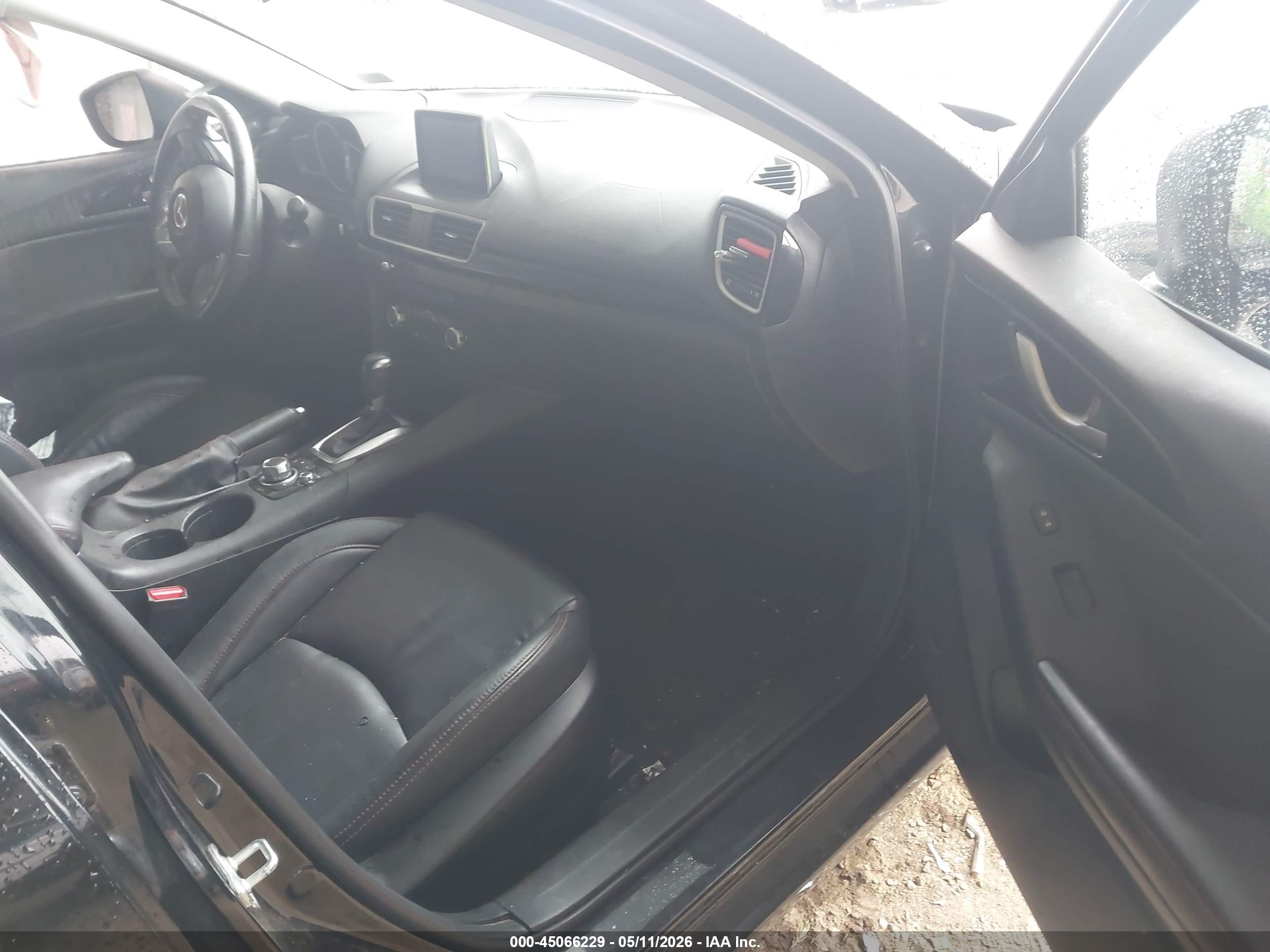 2014 Mazda Mazda3 I Grand Touring Black vin: JM1BM1W75E1154826
