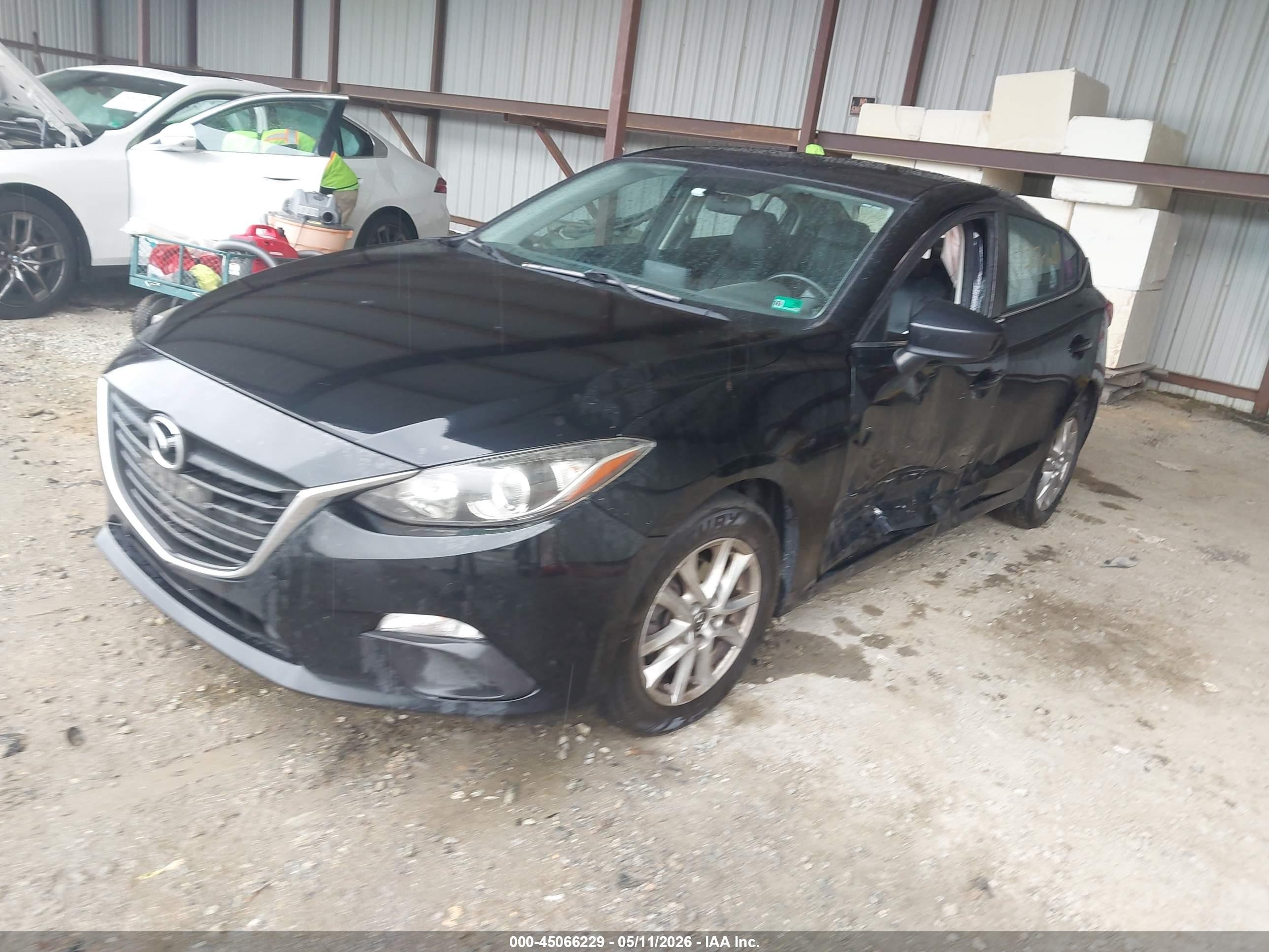 2014 Mazda Mazda3 I Grand Touring Black vin: JM1BM1W75E1154826