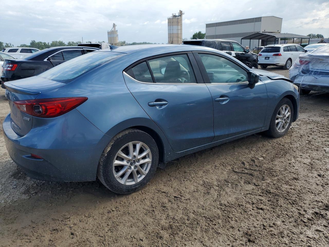 2014 Mazda 3 Grand Touring Blue vin: JM1BM1W75E1179712