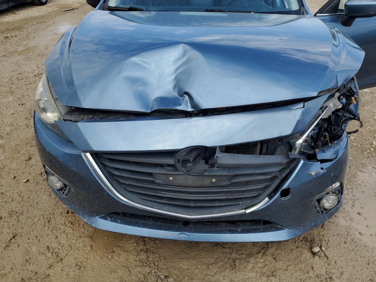 2014 Mazda 3 Grand Touring Blue vin: JM1BM1W75E1179712