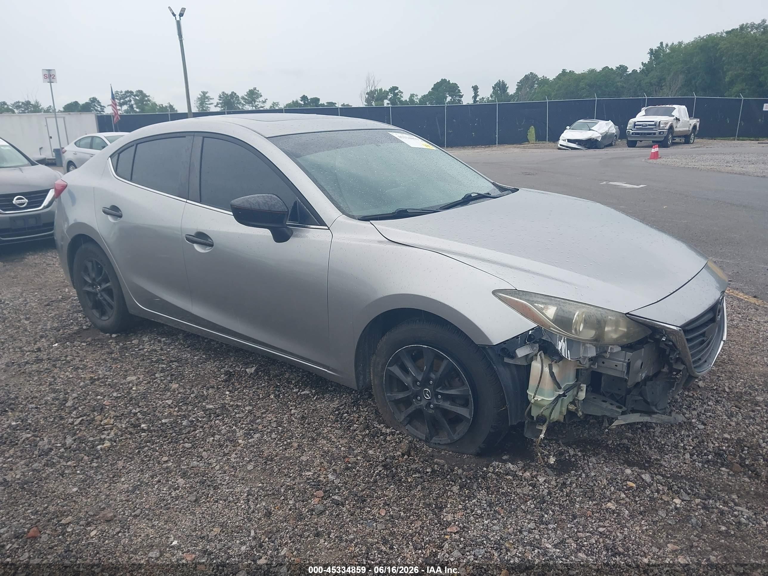 2014 Mazda Mazda3 I Grand Touring Gray vin: JM1BM1W76E1192906