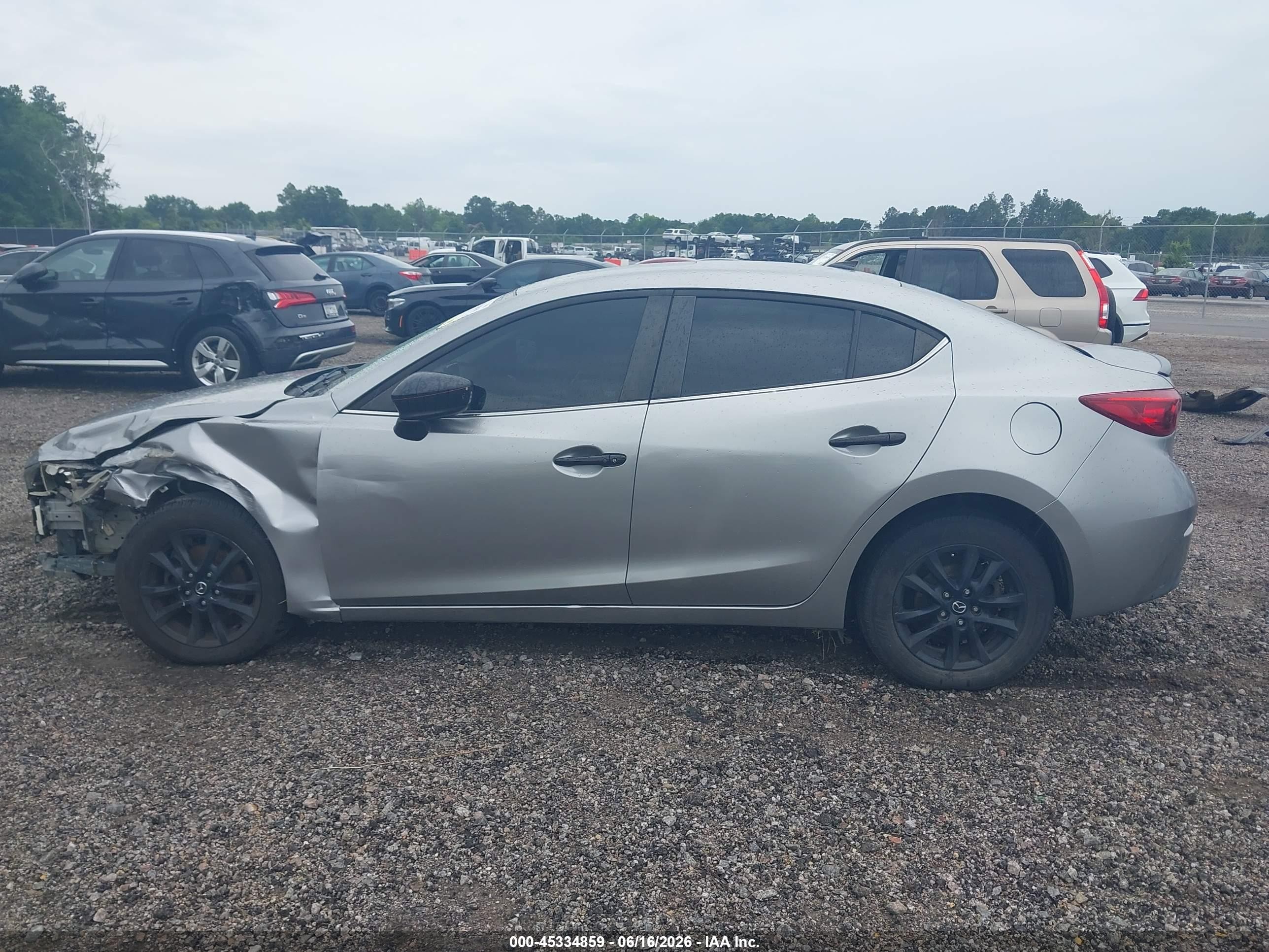 2014 Mazda Mazda3 I Grand Touring Gray vin: JM1BM1W76E1192906
