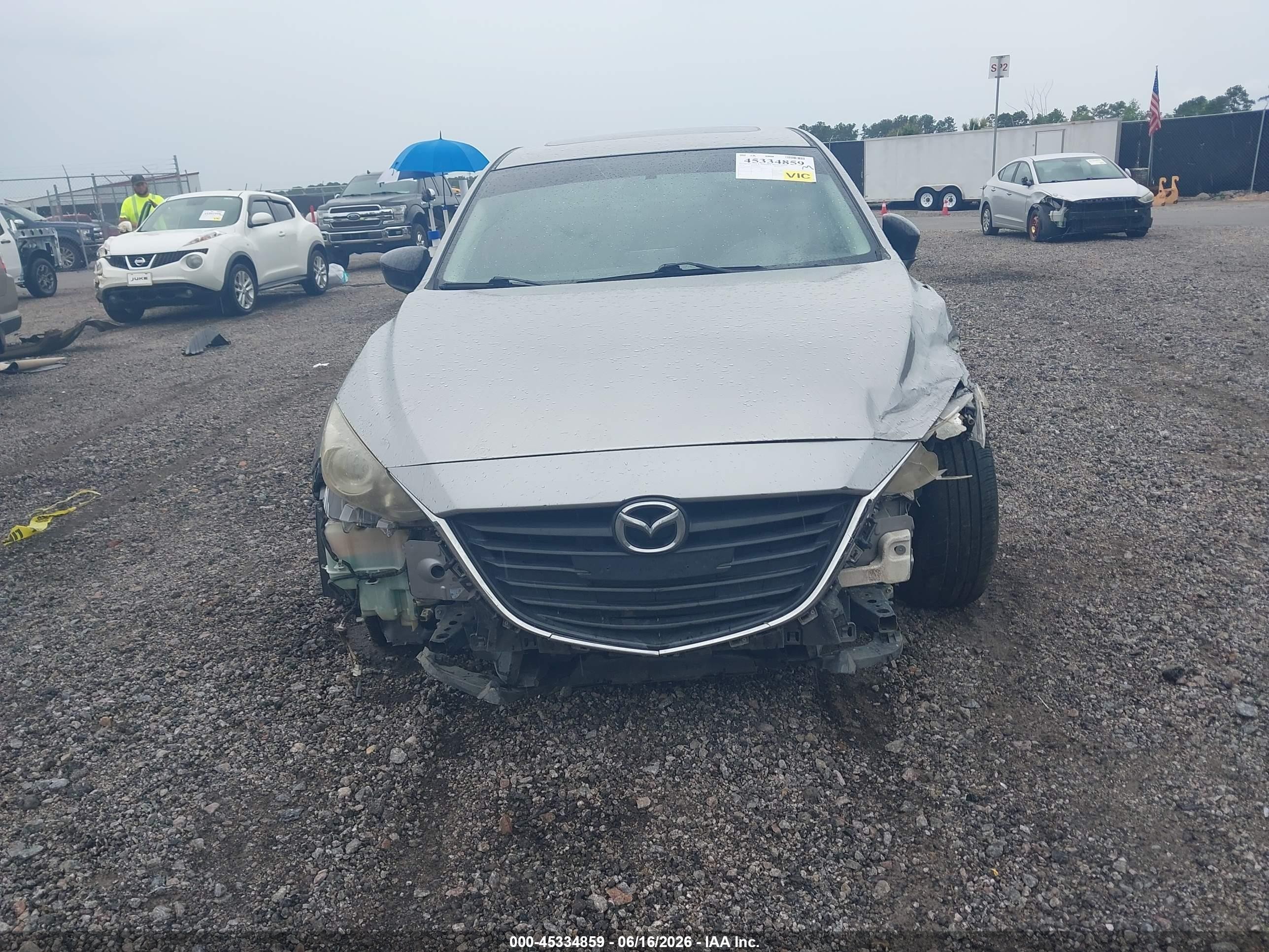 2014 Mazda Mazda3 I Grand Touring Gray vin: JM1BM1W76E1192906