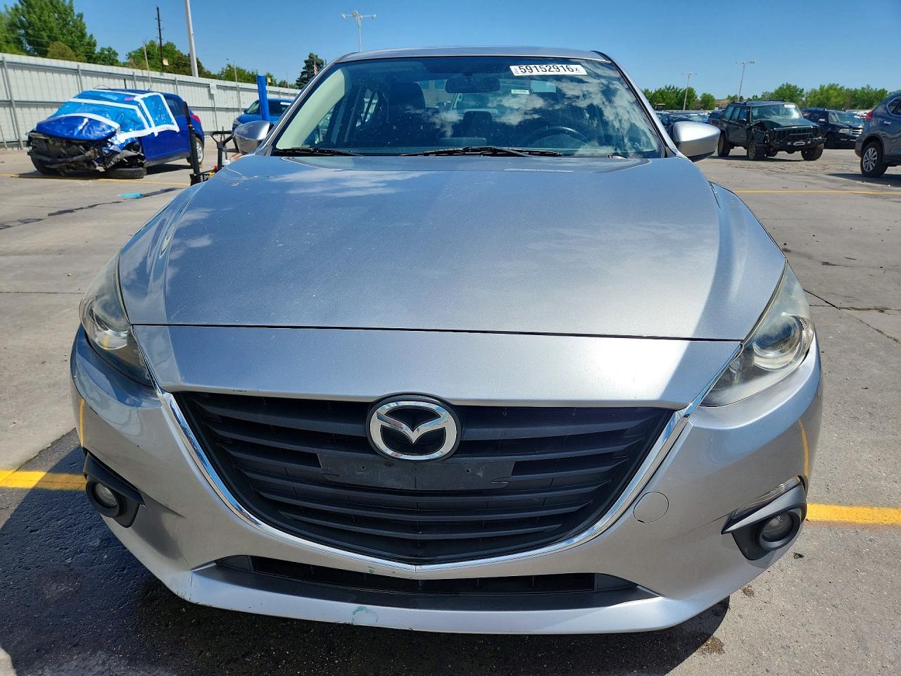 2015 Mazda 3 Grand Touring Silver vin: JM1BM1W77F1257263