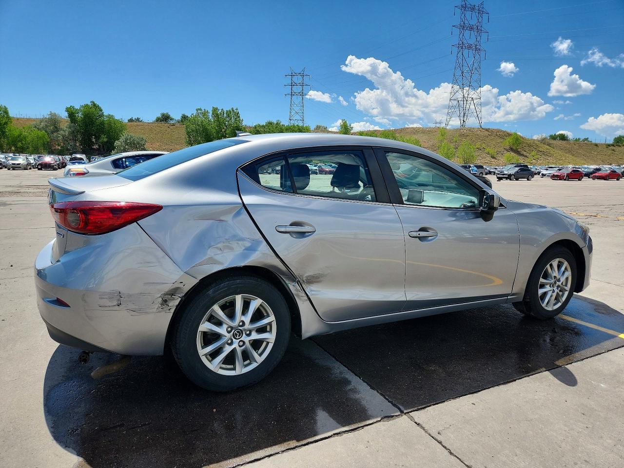 2015 Mazda 3 Grand Touring Silver vin: JM1BM1W77F1257263