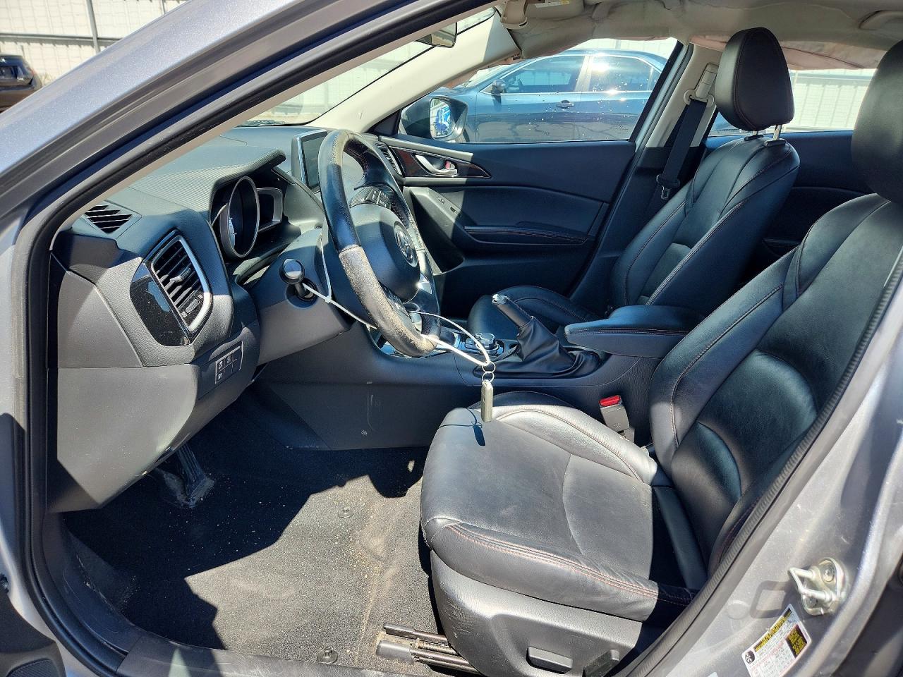 2015 Mazda 3 Grand Touring Silver vin: JM1BM1W77F1257263