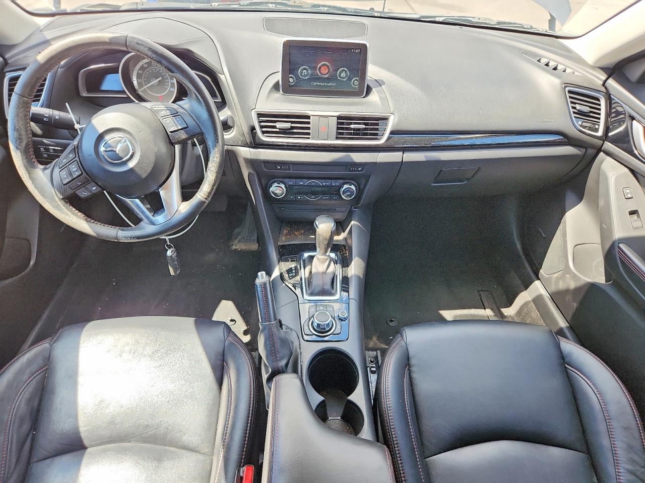 2015 Mazda 3 Grand Touring Silver vin: JM1BM1W77F1257263