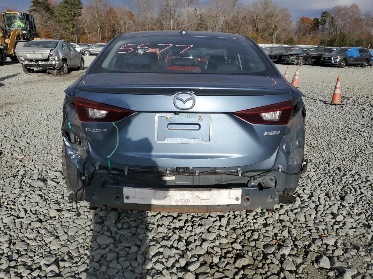 2014 Mazda 3 Grand Touring Синий vin: JM1BM1W78E1125577