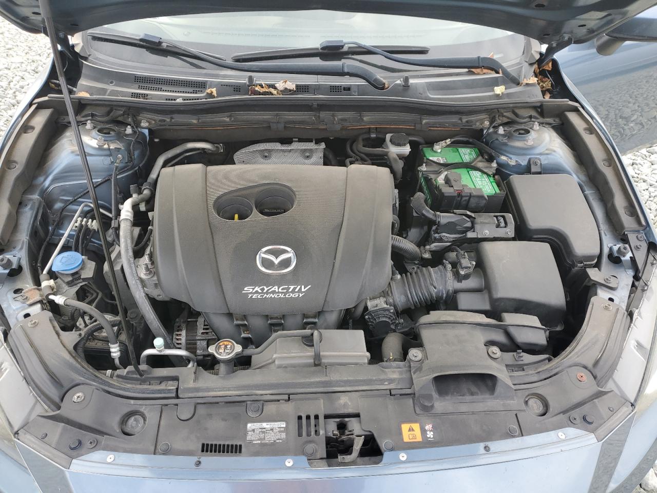 2014 Mazda 3 Grand Touring Синий vin: JM1BM1W78E1125577