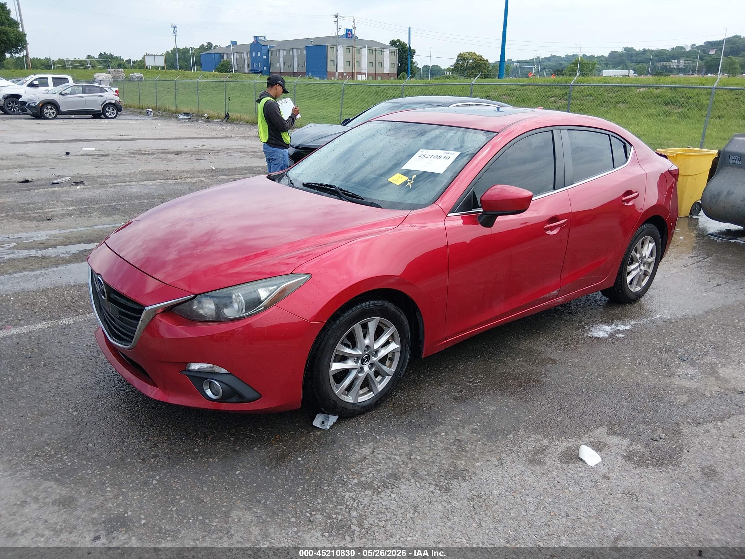 2014 Mazda Mazda3 I Grand Touring Red vin: JM1BM1W78E1201895