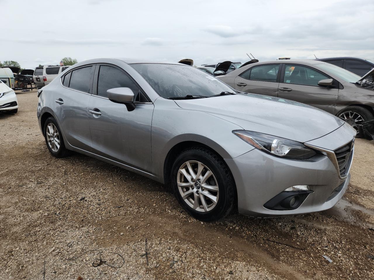 2015 Mazda 3 Grand Touring Gray vin: JM1BM1W78F1256705