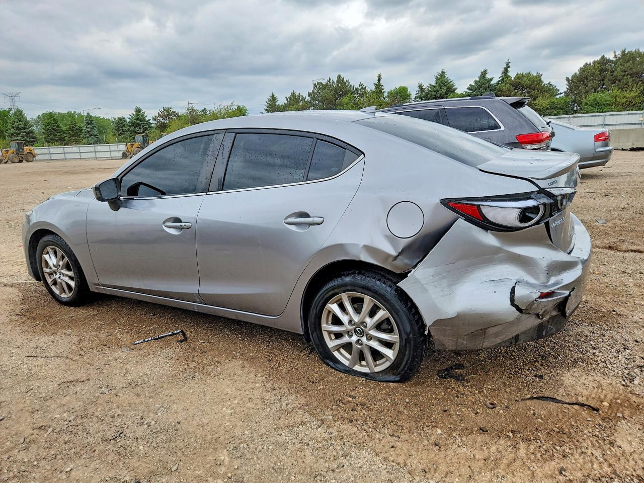 2015 Mazda 3 Grand Touring Gray vin: JM1BM1W78F1256705