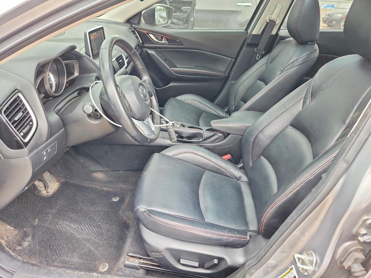 2015 Mazda 3 Grand Touring Gray vin: JM1BM1W78F1256705