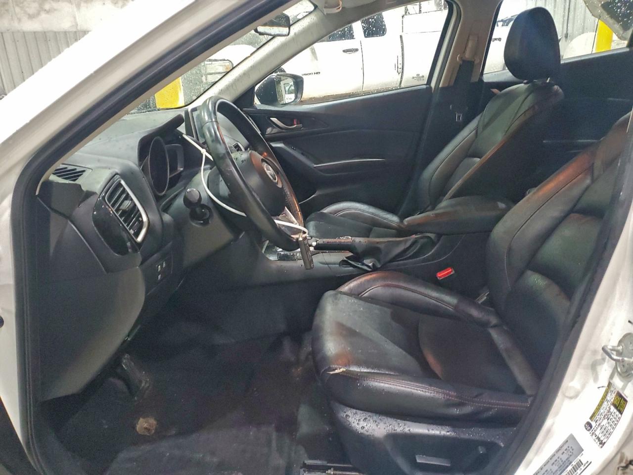 2014 Mazda 3 Grand Touring Белый vin: JM1BM1W79E1217586