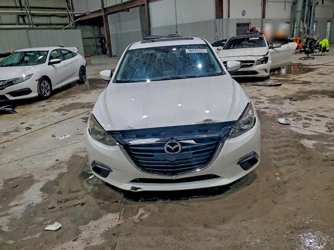 2014 Mazda 3 Grand Touring Белый vin: JM1BM1W79E1217586