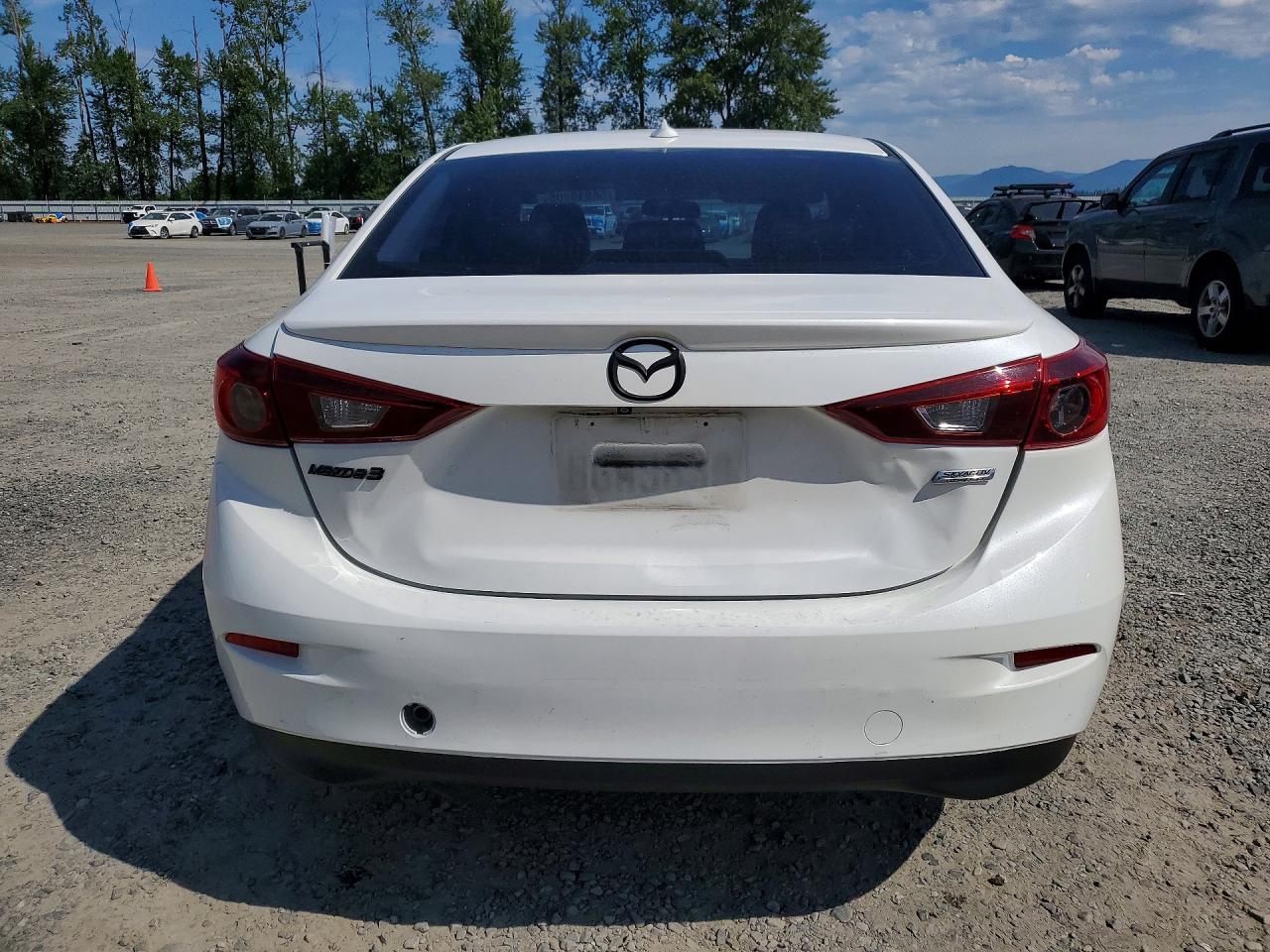 2015 Mazda 3 Grand Touring White vin: JM1BM1W79F1225009