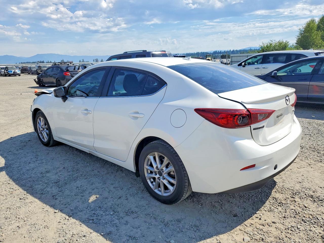 2015 Mazda 3 Grand Touring White vin: JM1BM1W79F1225009