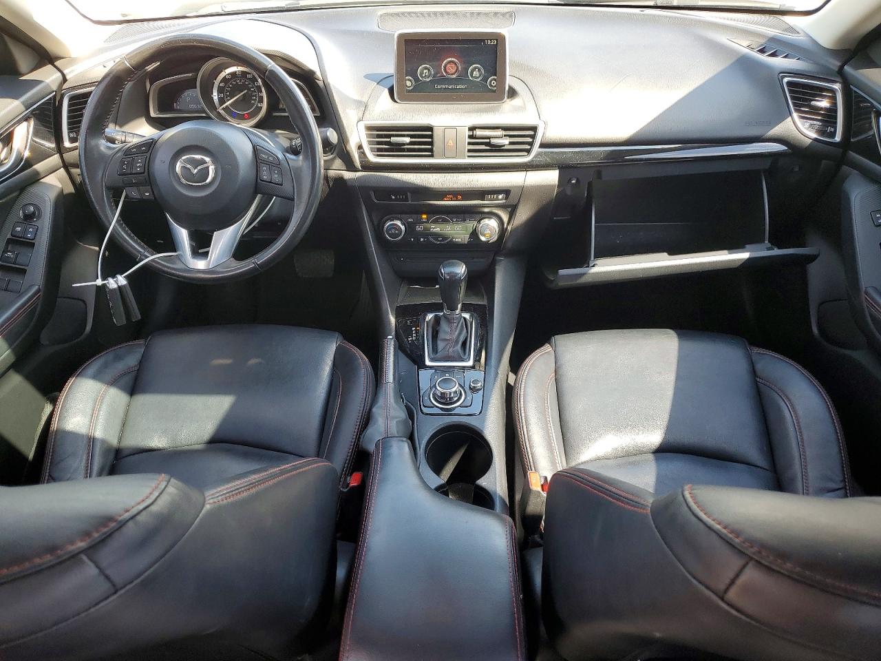 2015 Mazda 3 Grand Touring White vin: JM1BM1W79F1225009