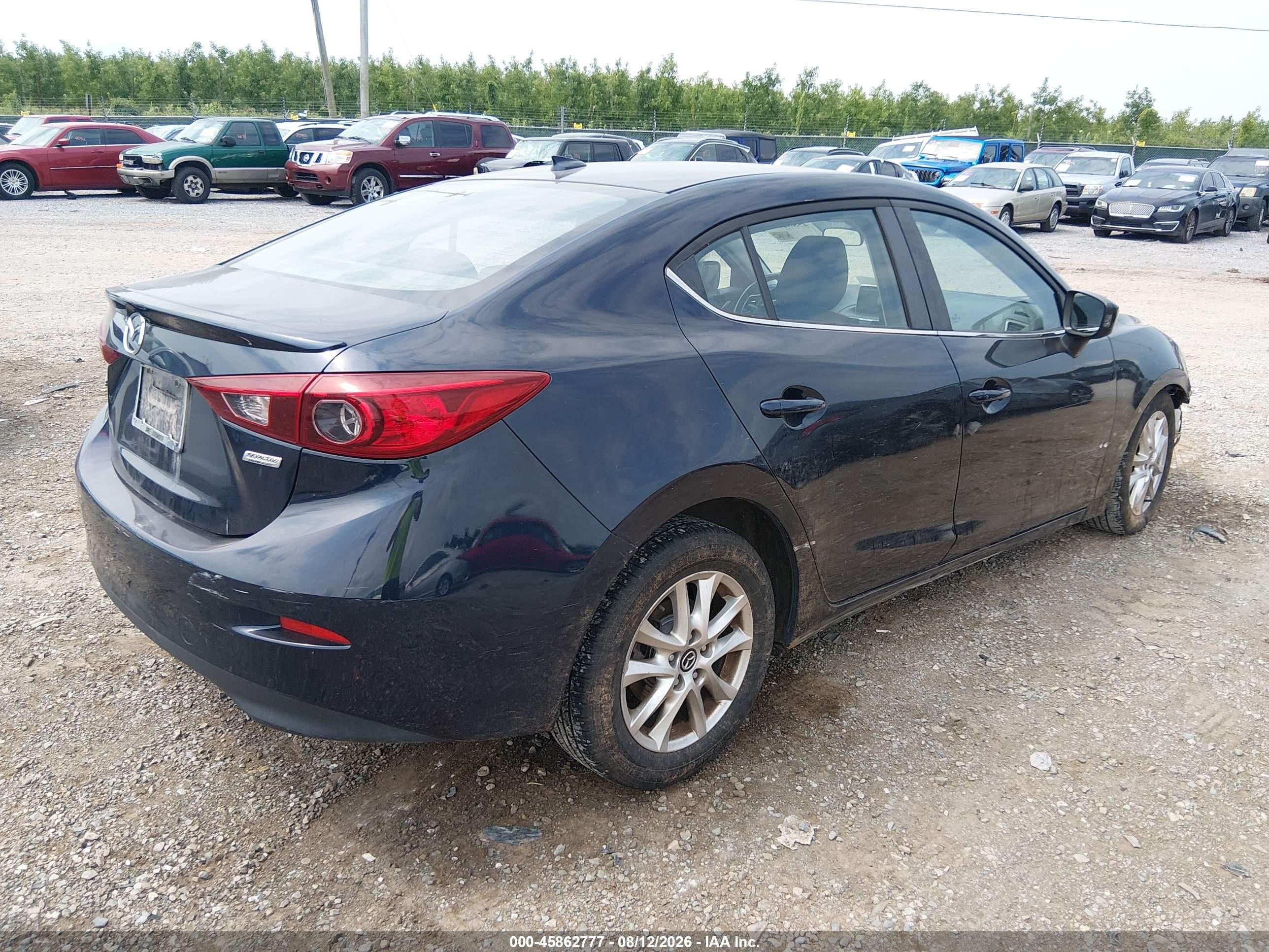 2015 Mazda Mazda3 I Grand Touring Blue vin: JM1BM1W7XF1226170