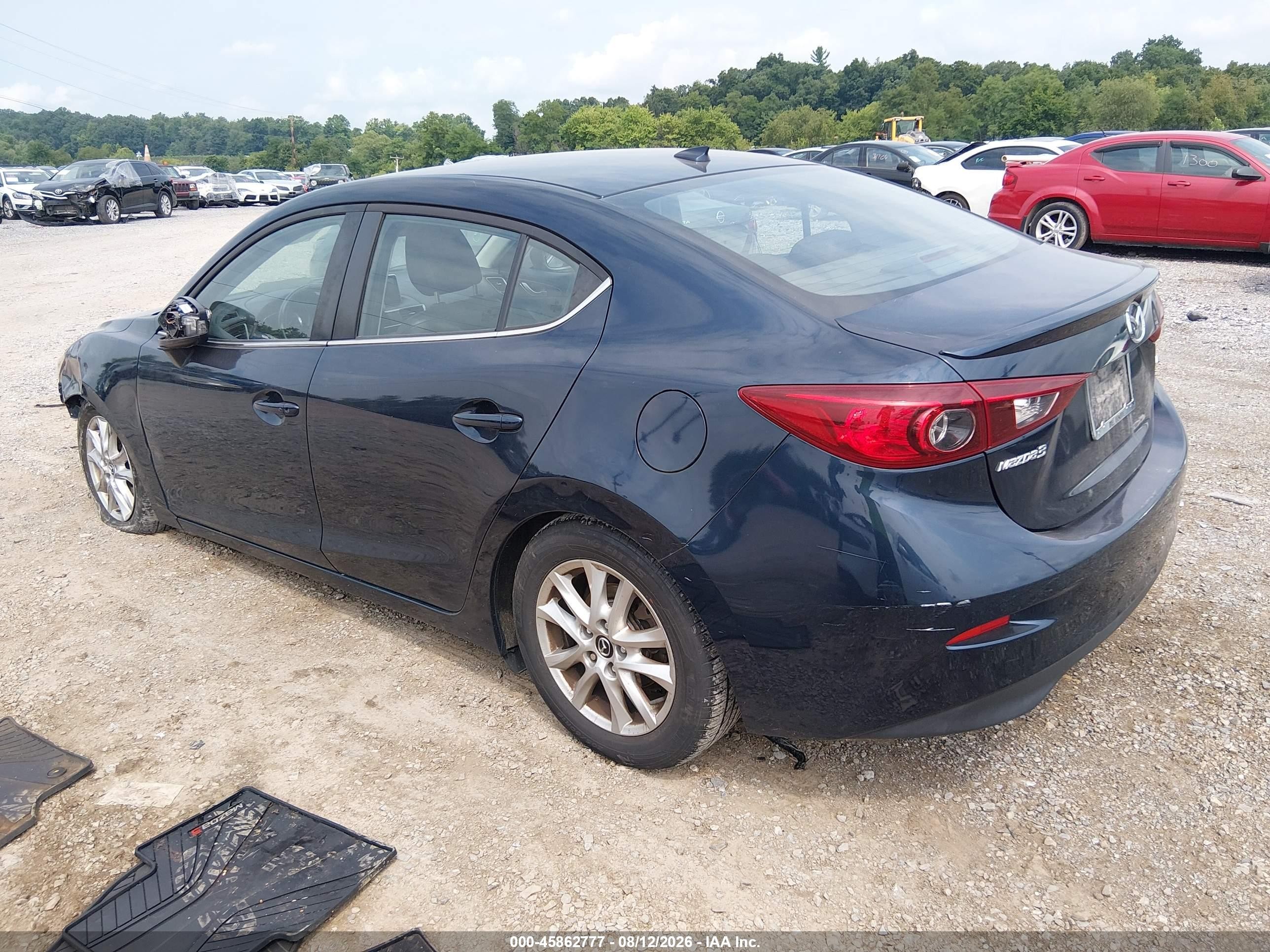 2015 Mazda Mazda3 I Grand Touring Blue vin: JM1BM1W7XF1226170