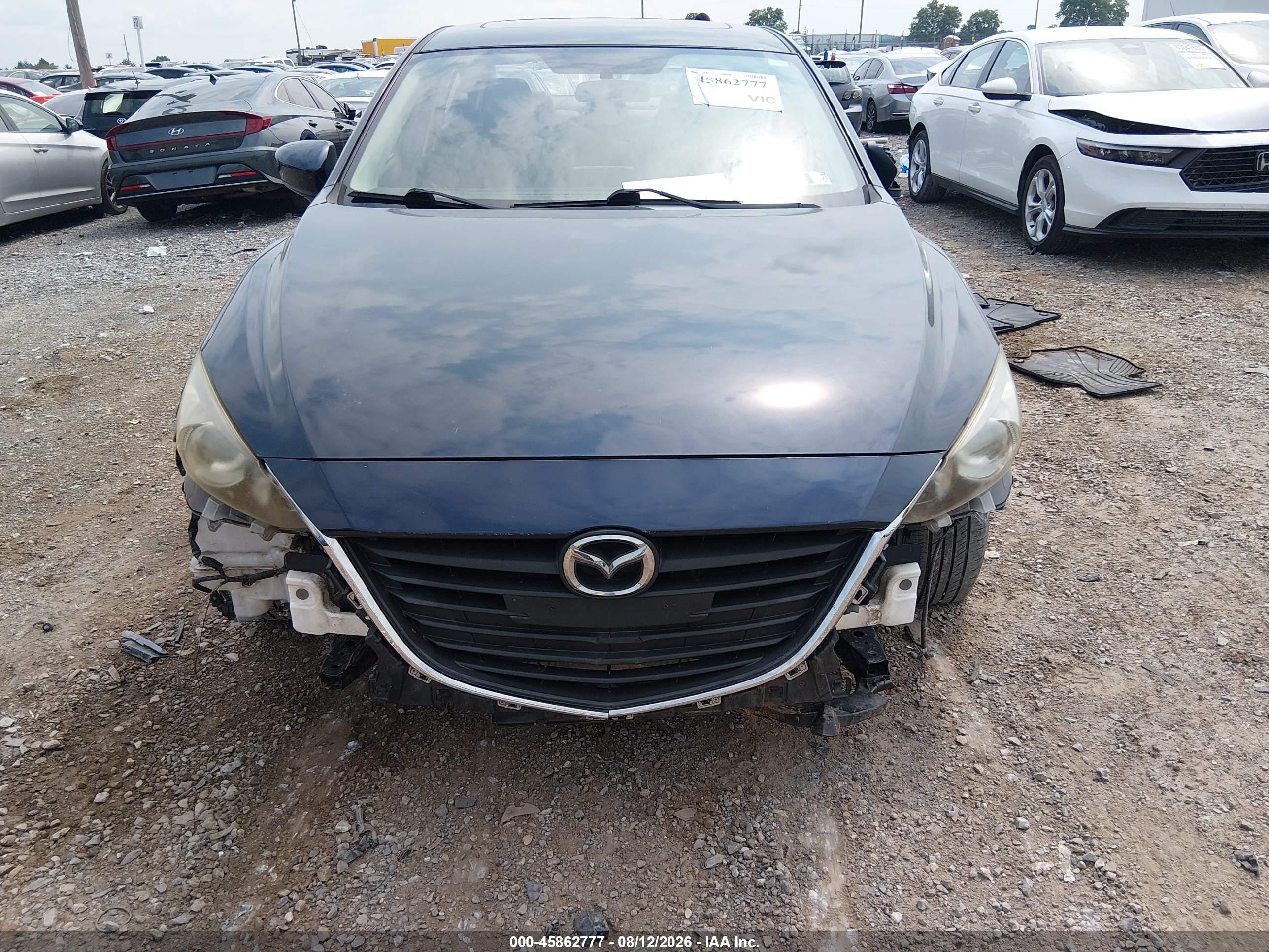 2015 Mazda Mazda3 I Grand Touring Blue vin: JM1BM1W7XF1226170