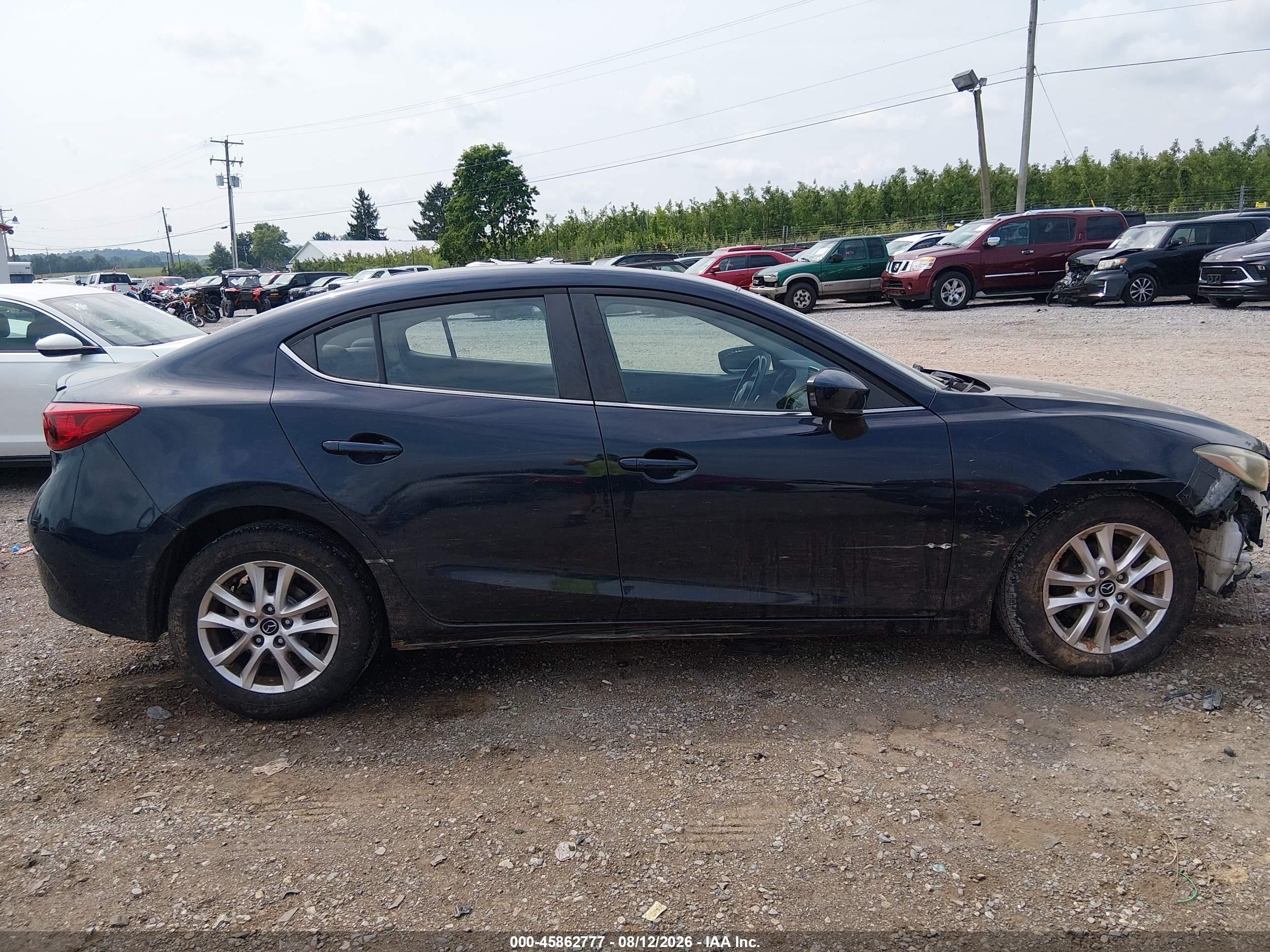 2015 Mazda Mazda3 I Grand Touring Blue vin: JM1BM1W7XF1226170