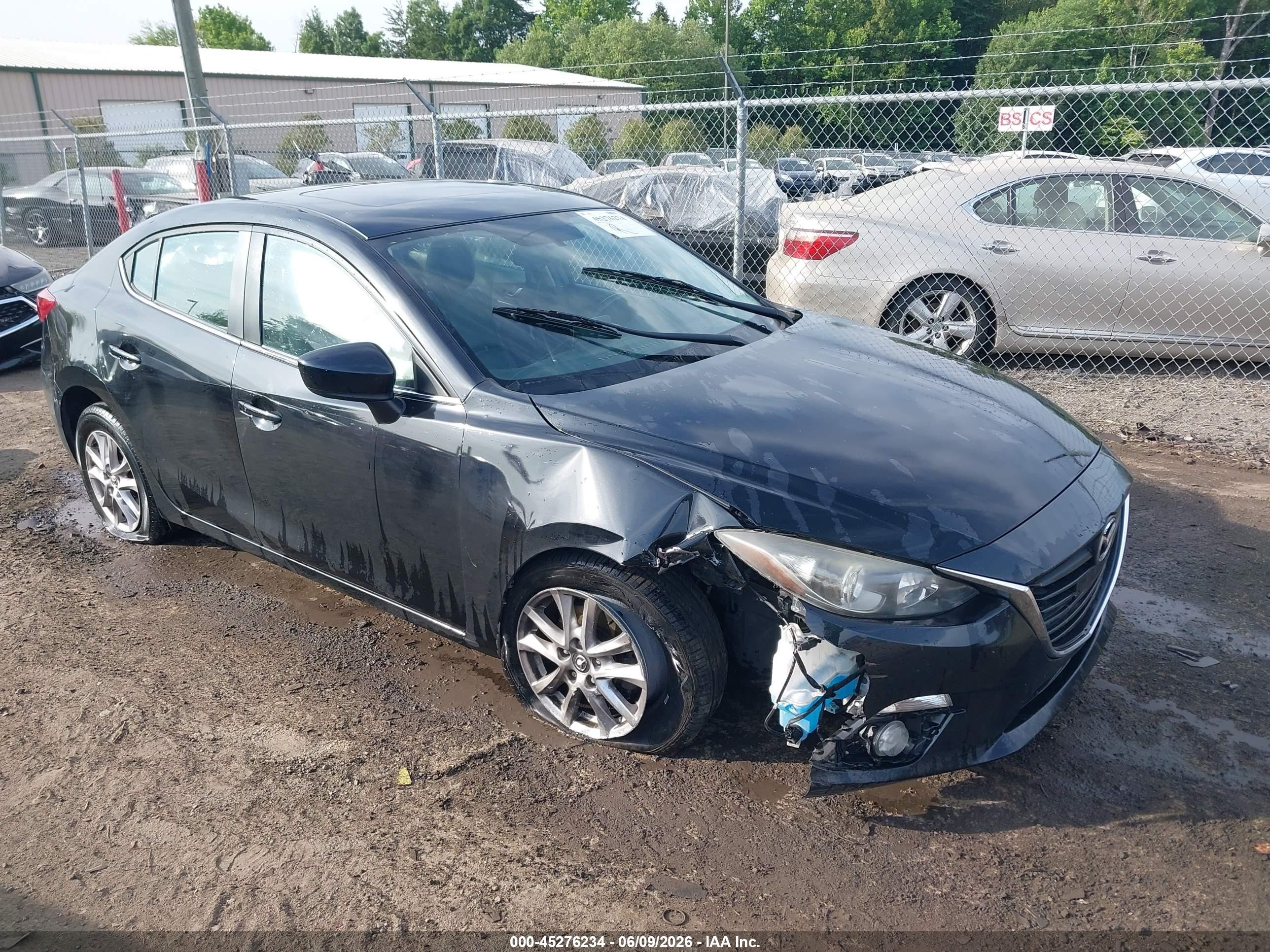 2015 Mazda Mazda3 I Grand Touring Black vin: JM1BM1W7XF1269164