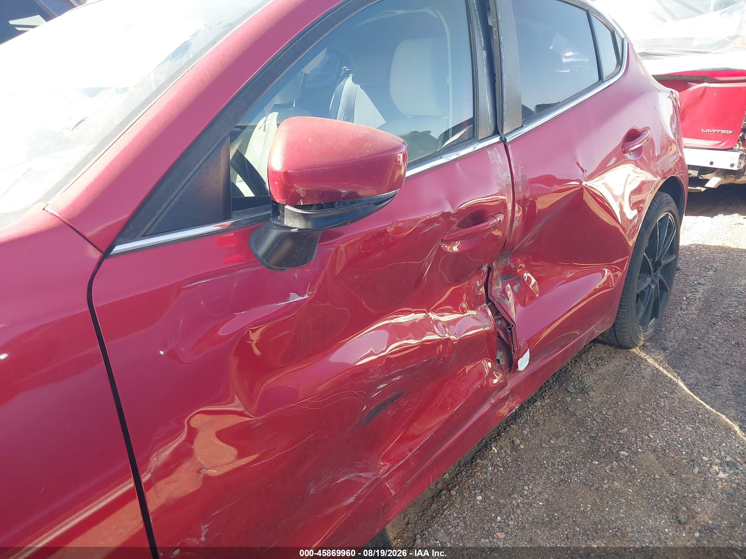 2017 Mazda Mazda3 Grand Touring Red vin: JM1BN1M32H1122711