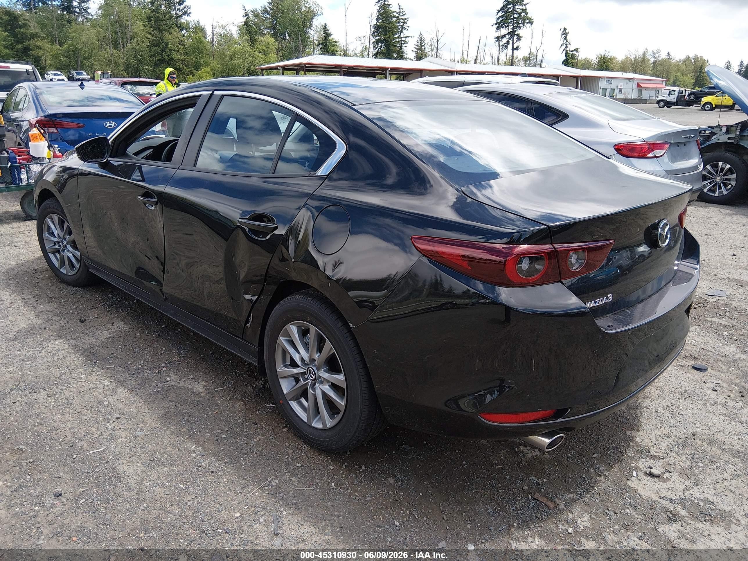 2026 Mazda Mazda3 2.5 S Black vin: JM1BPAAL7T1868627