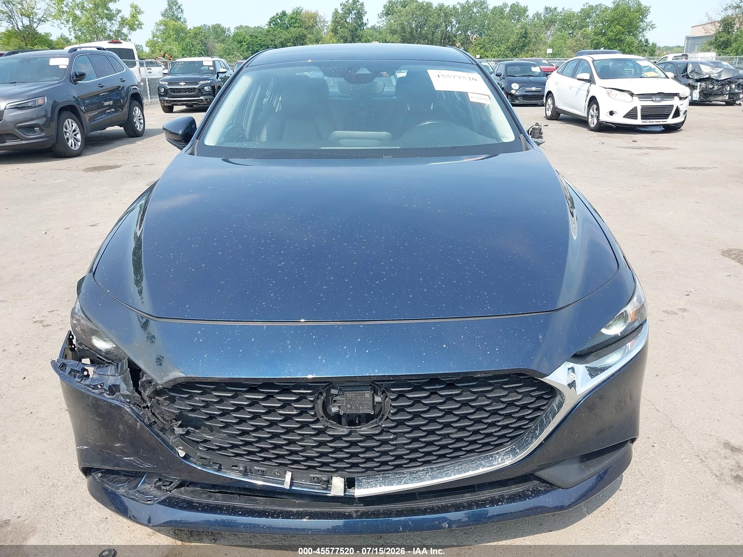 2021 Mazda Mazda3 Select Blue vin: JM1BPABL7M1315623