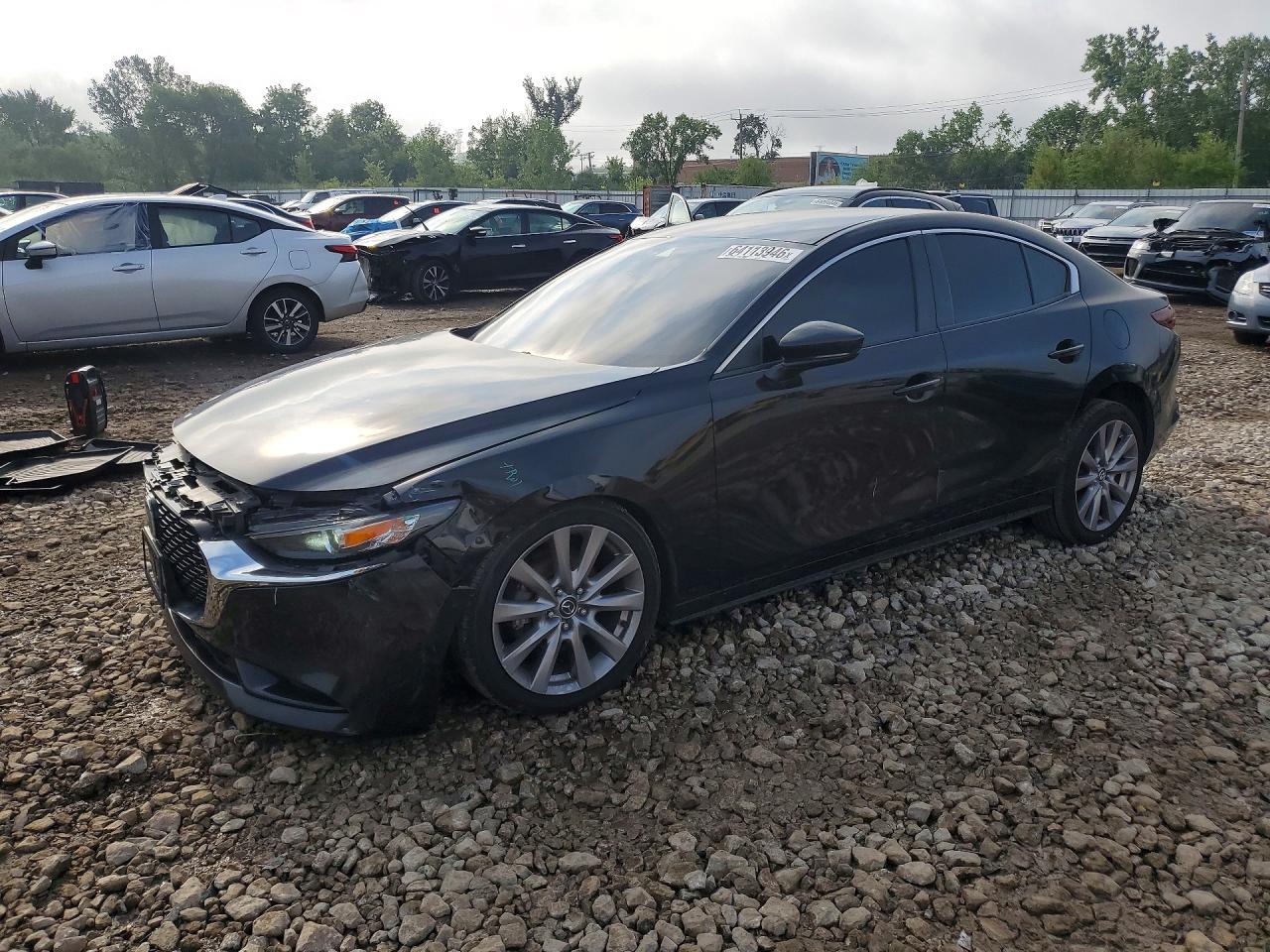 2019 Mazda 3 Preferred Plus Черный vin: JM1BPACL7K1108063
