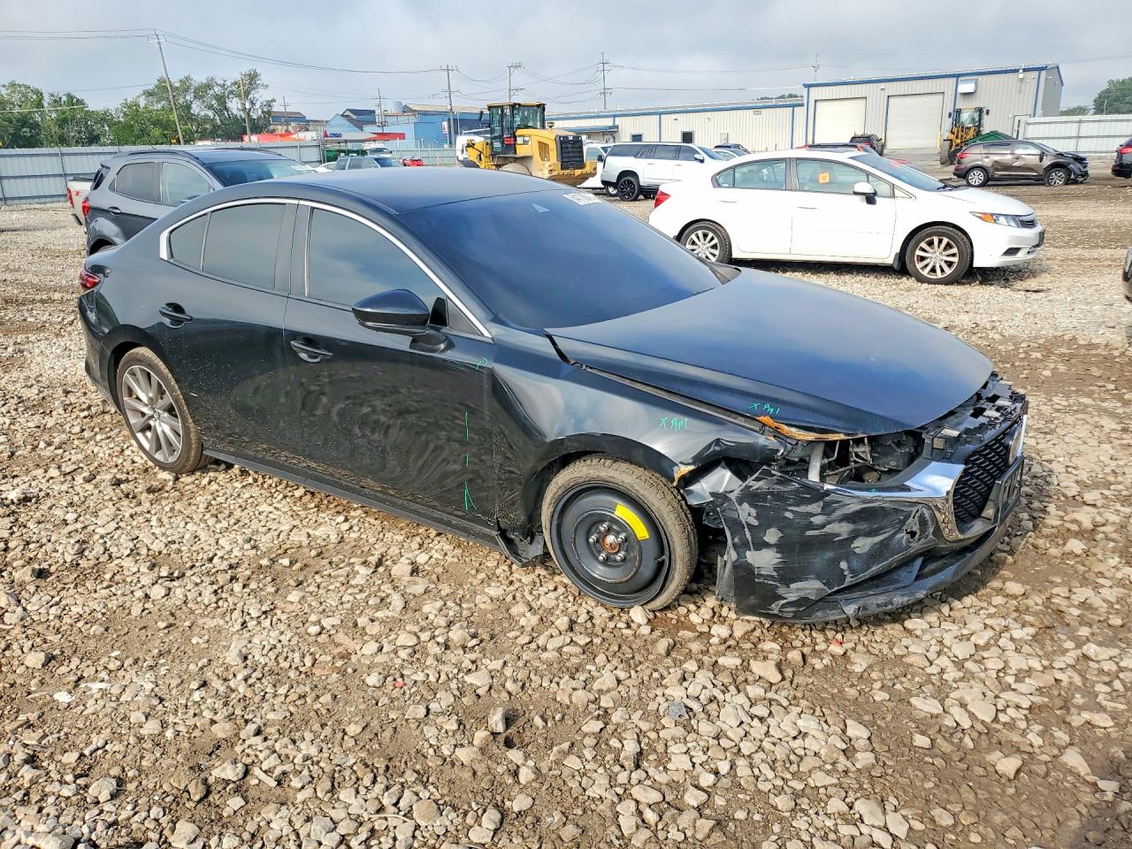 2019 Mazda 3 Preferred Plus Черный vin: JM1BPACL7K1108063
