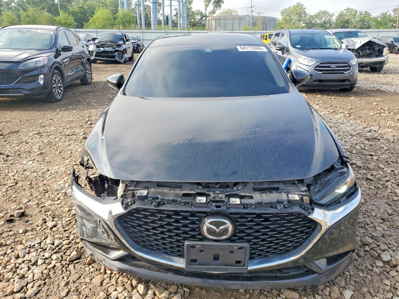 2019 Mazda 3 Preferred Plus Черный vin: JM1BPACL7K1108063