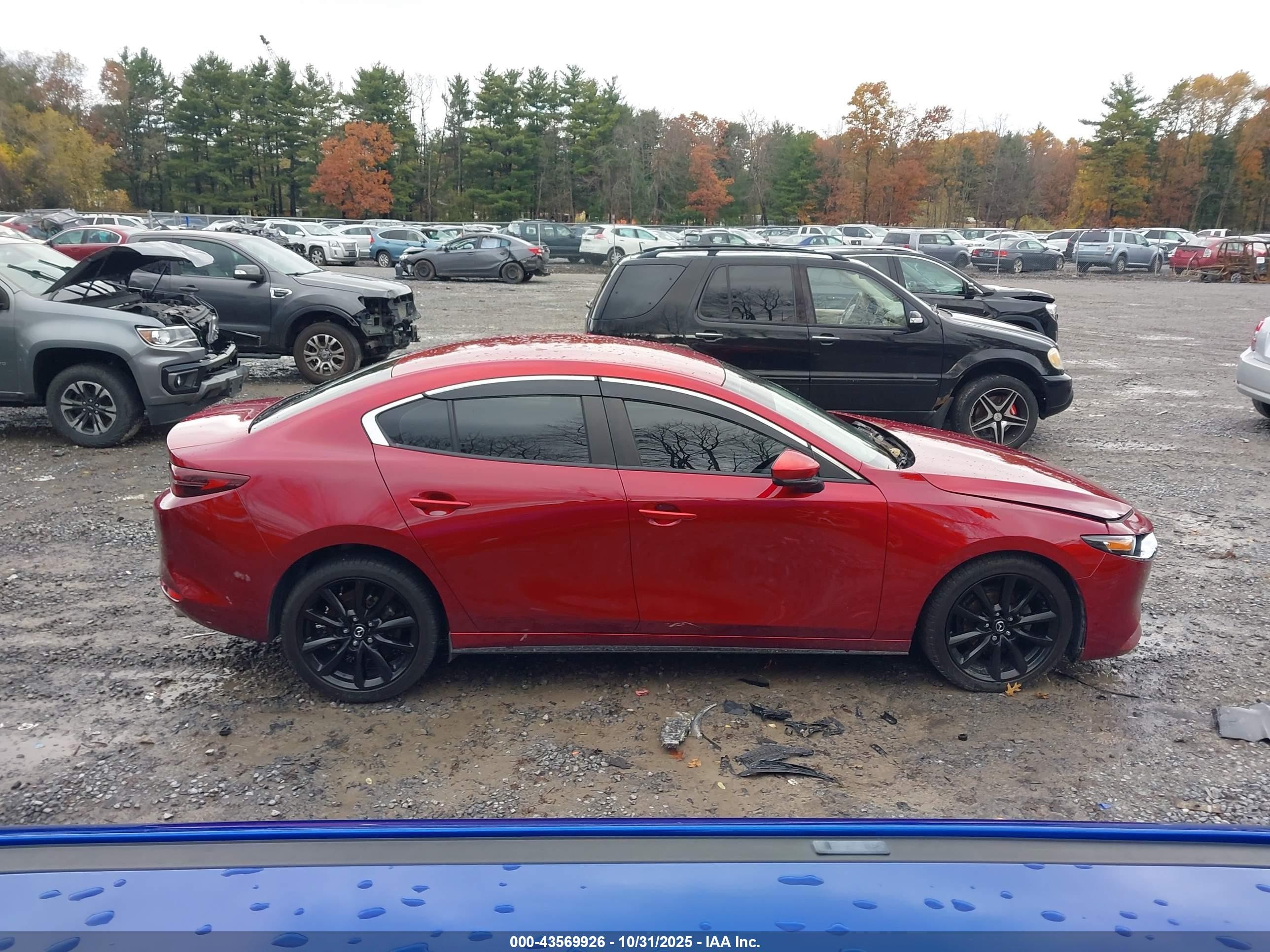 2020 Mazda Mazda3 Select Package Red vin: JM1BPACLXL1165715