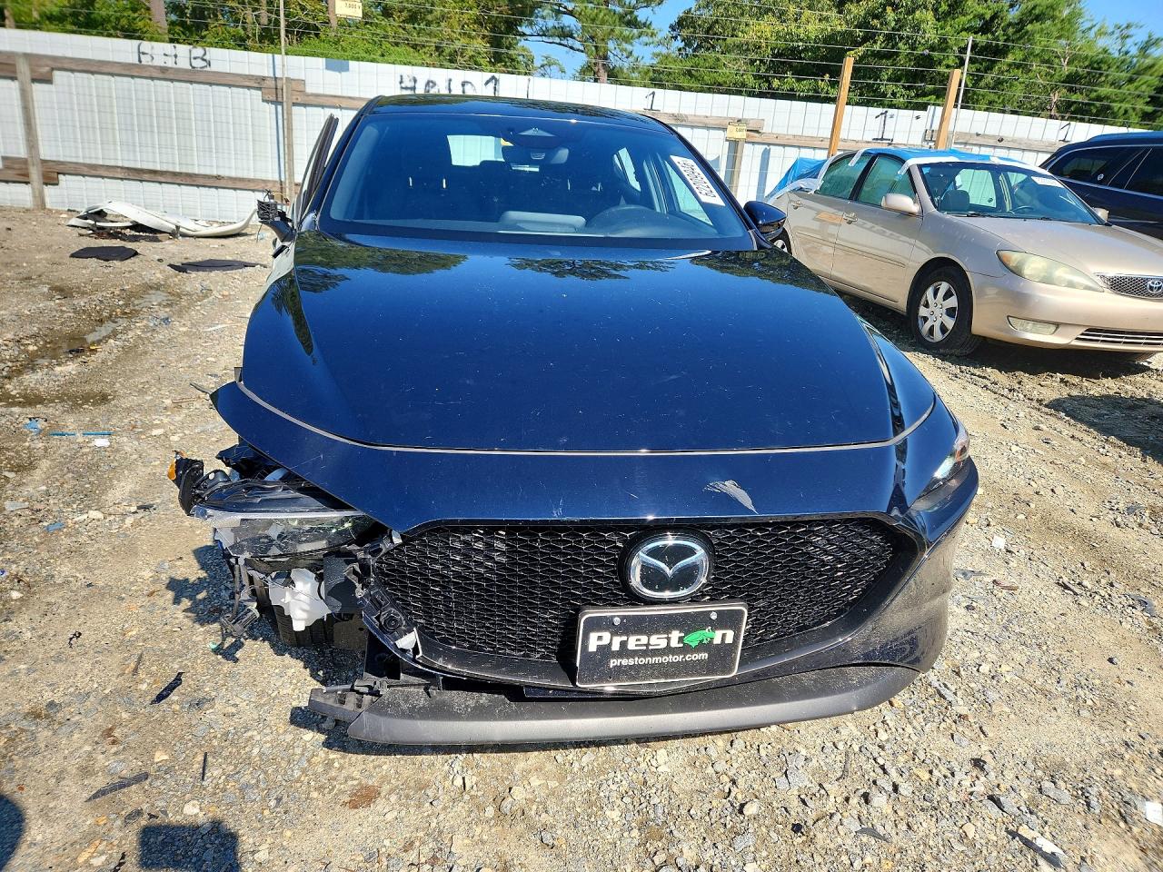 2025 Mazda 3 Blue vin: JM1BPAJM4S1773580