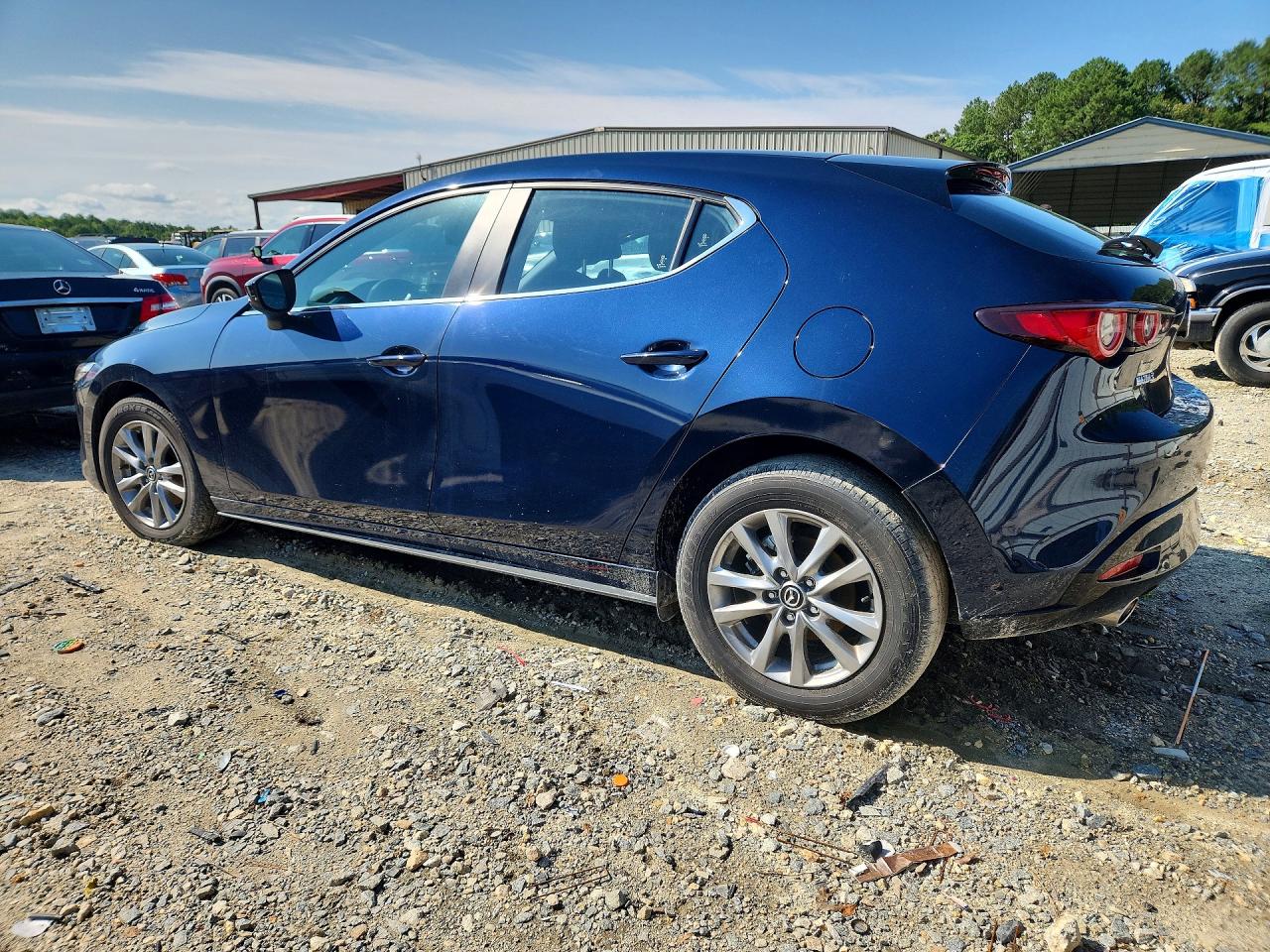 2025 Mazda 3 Blue vin: JM1BPAJM4S1773580