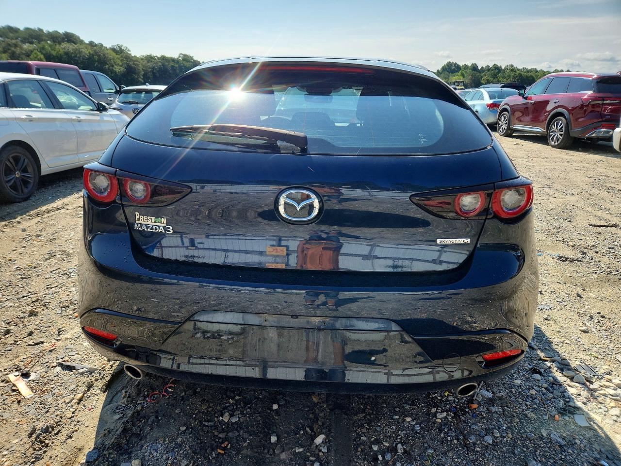 2025 Mazda 3 Blue vin: JM1BPAJM4S1773580
