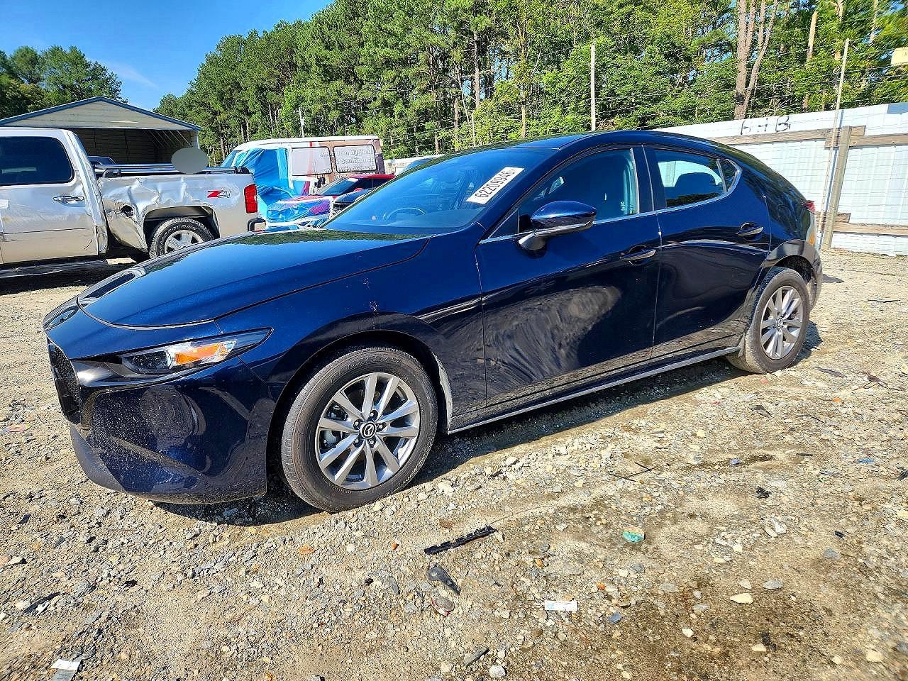 2025 Mazda 3 Blue vin: JM1BPAJM4S1773580