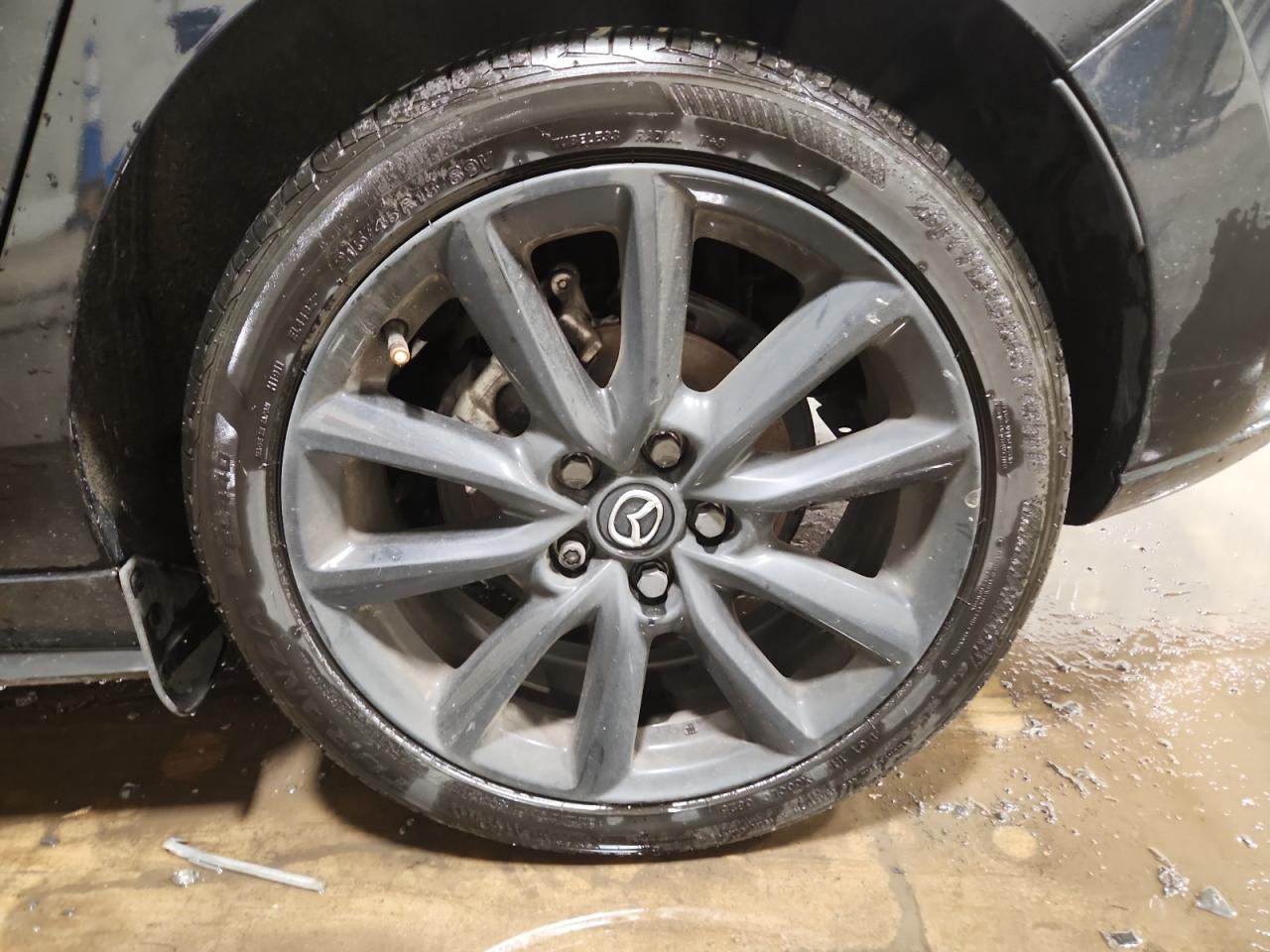 2025 Mazda 3 Select Sport Черный vin: JM1BPAKM3S1784200 Damage: Left Rear Wheel, Curb Rash, 1 To 2 Inches