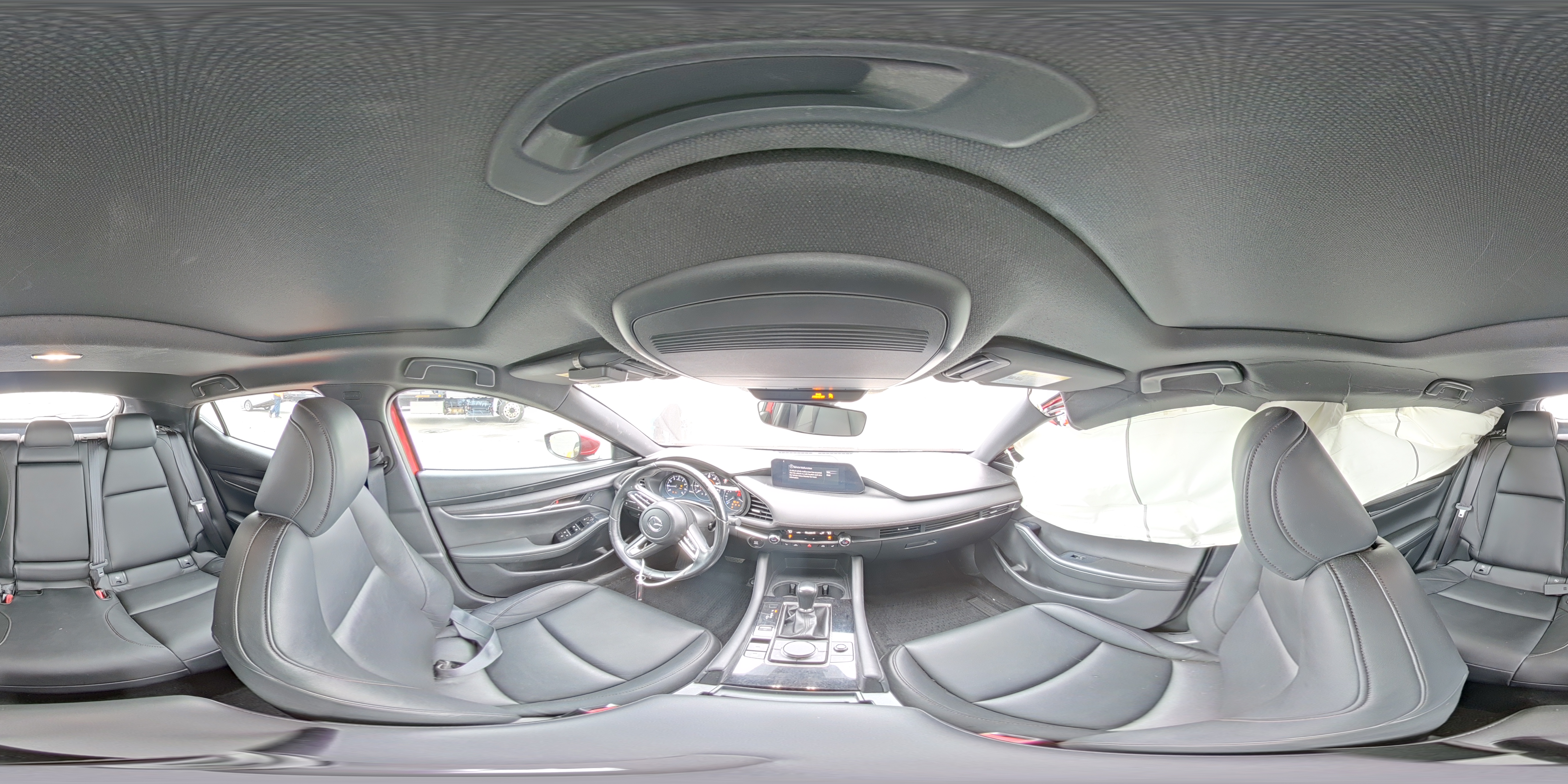 2021 Mazda 3 Preferred Red vin: JM1BPALL6M1401293