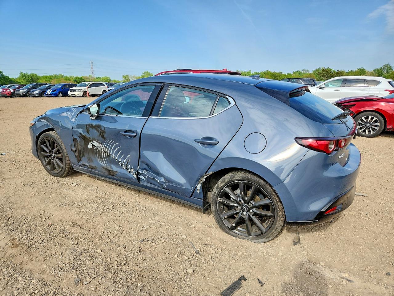 2022 Mazda 3 Premium Gray vin: JM1BPAML9N1516633