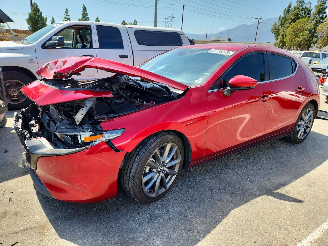 2019 Mazda 3 Preferred Red vin: JM1BPAMM4K1119710